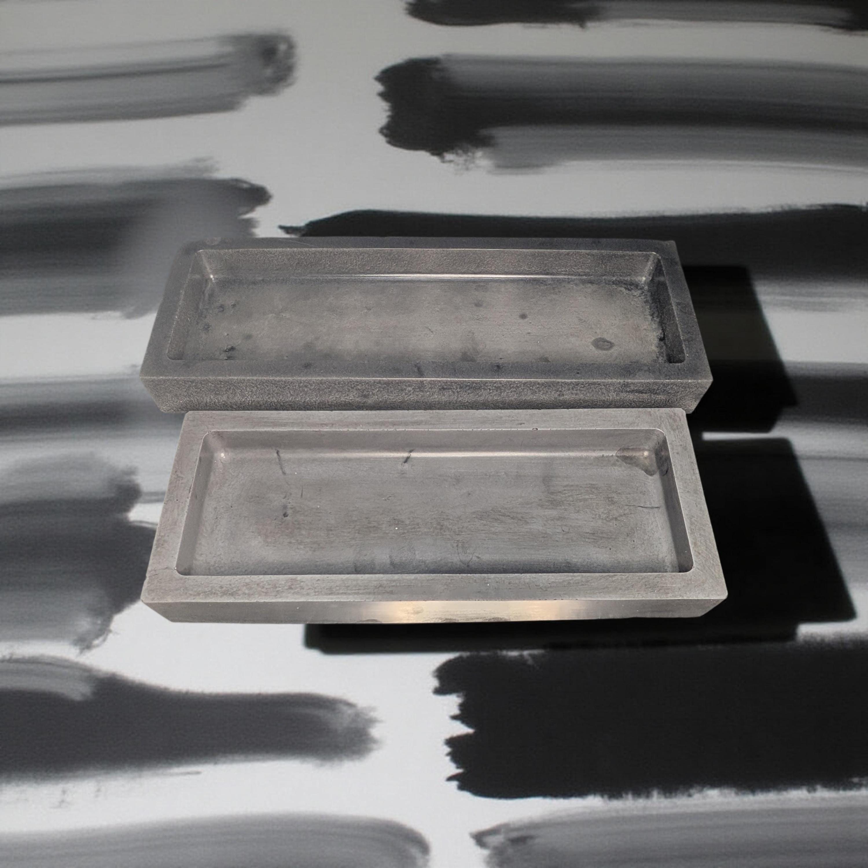 Concrete Rectangle Tray – Modern Catchall in Medium & Large Sizes