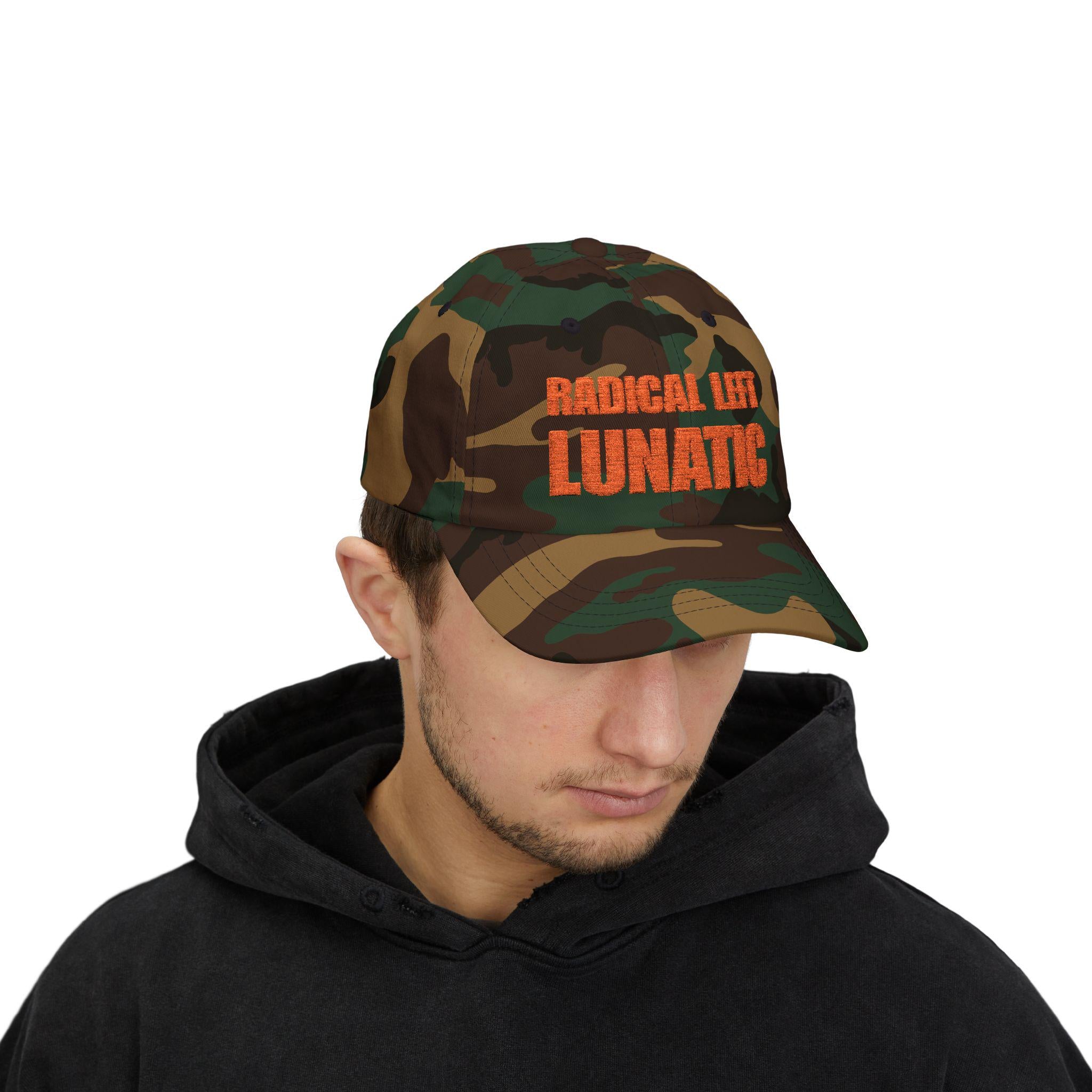 Leftist Democrat Embroidered Dad Cap, Radical Left Lunatic, Anti Trump, Anti Musk, Political Activist Hat, Protester Gift, Liberal Headwear