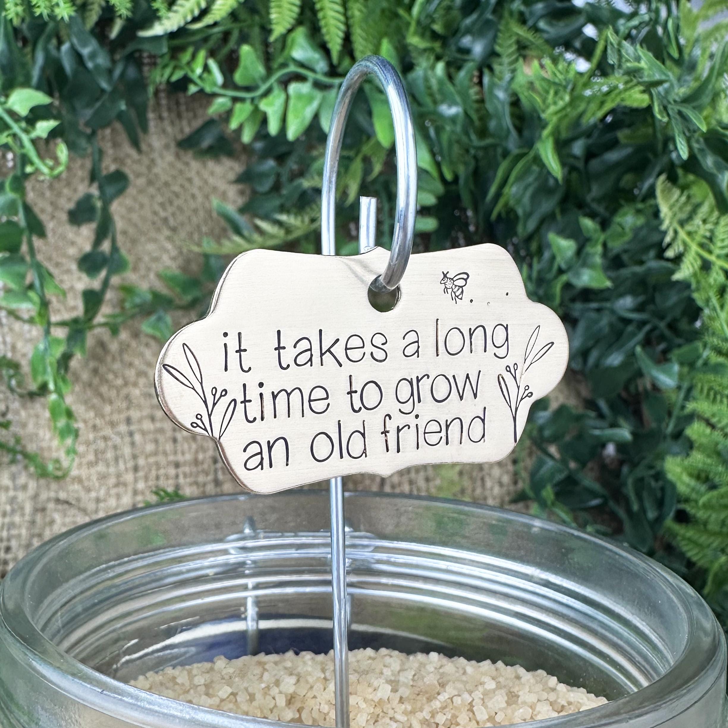 Hand Stamped Garden Stake: Custom Herb & Vegetable Plant Marker