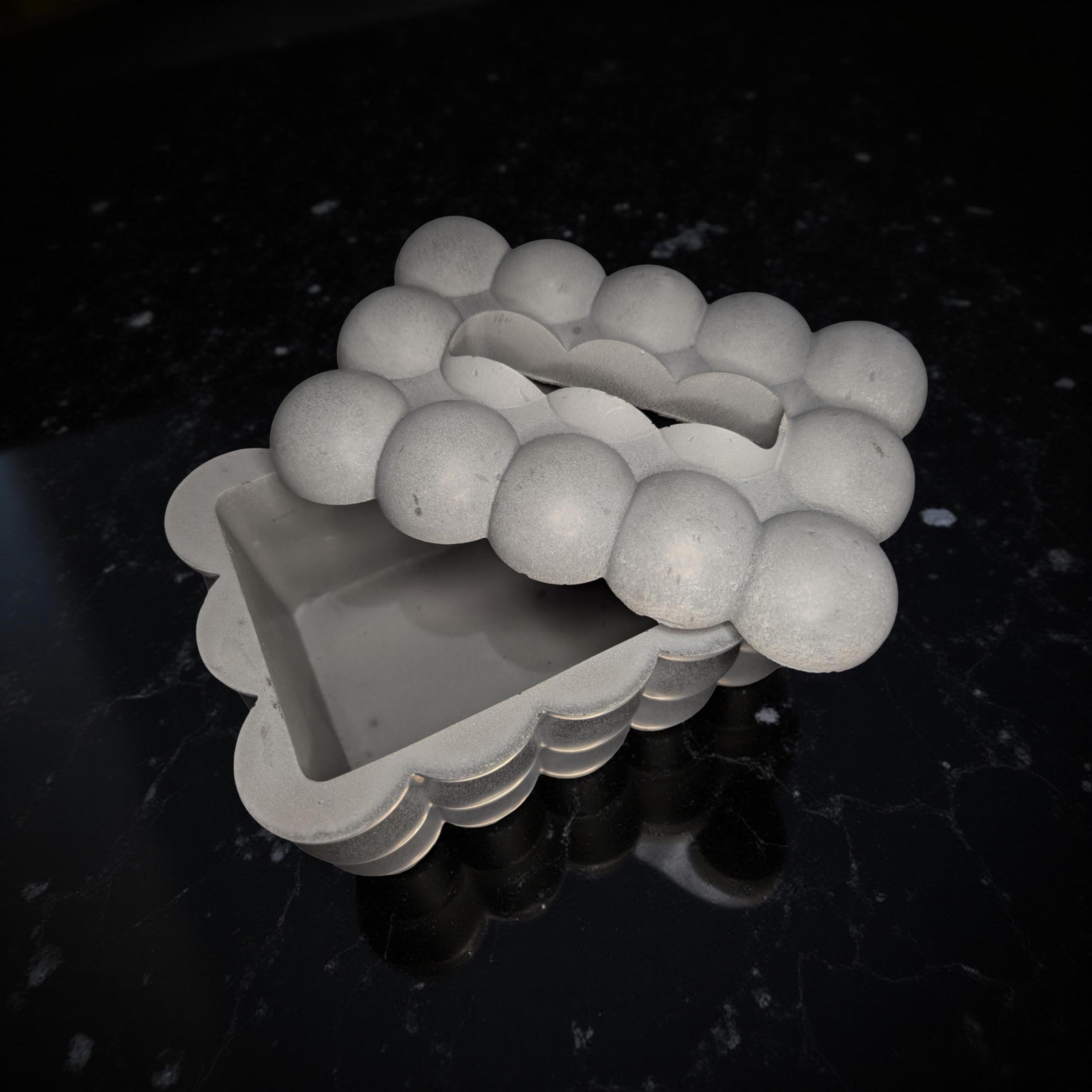 Modern Concrete Tissue Box | Handmade Minimalist Tissue Holder or Storage Box
