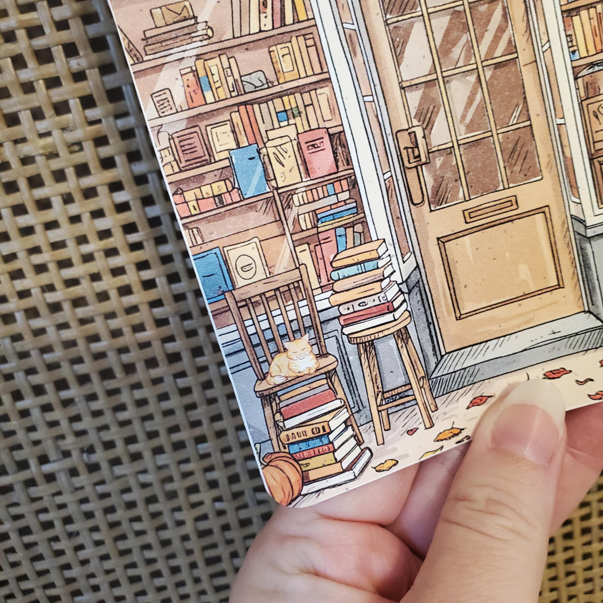 Fall Bookstore Kindle Insert: Bookish Ereader Accessory