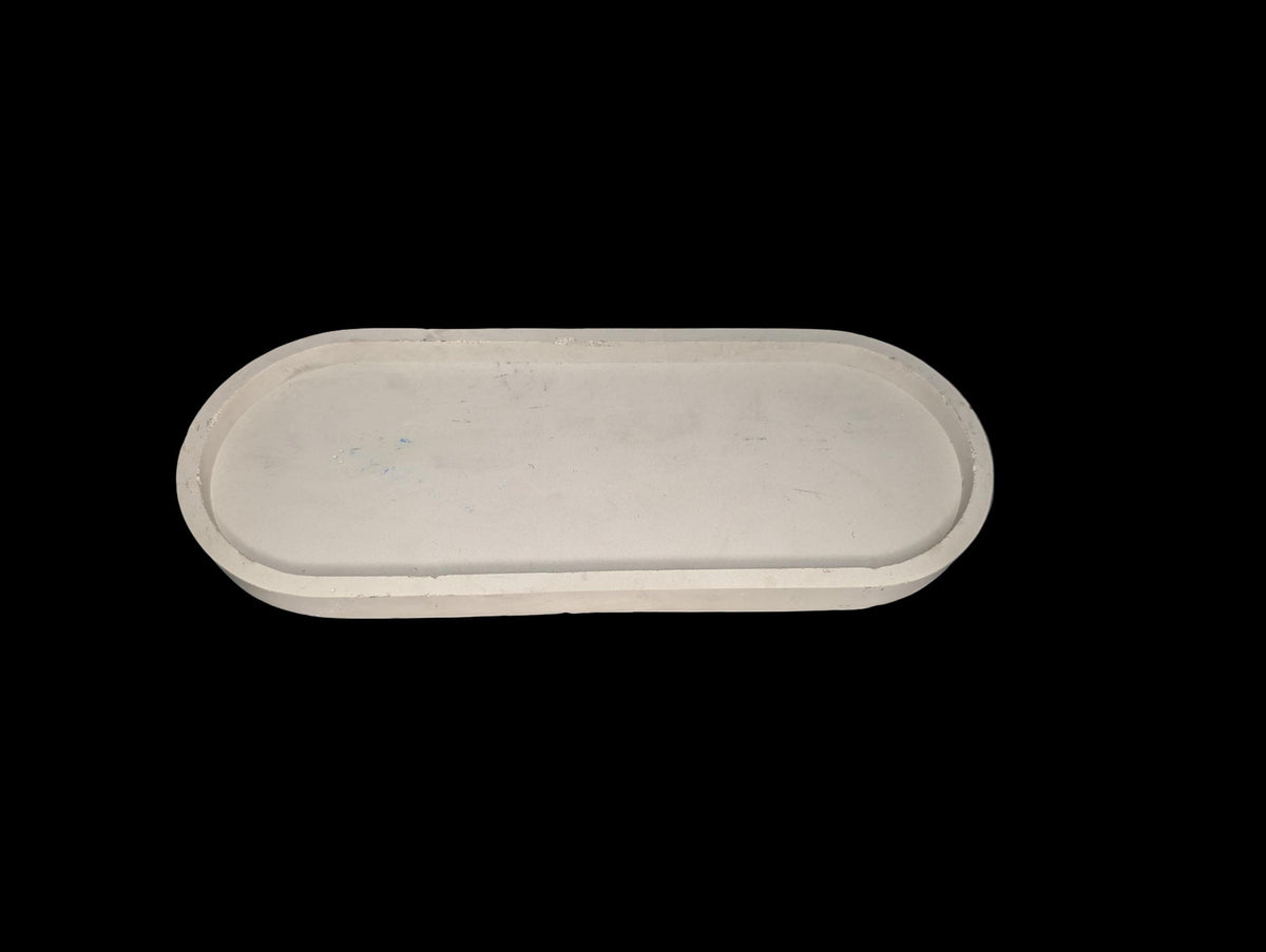 Concrete Oval Trays –Available In 4 Different Sizes Minimalist Modern Home Décor