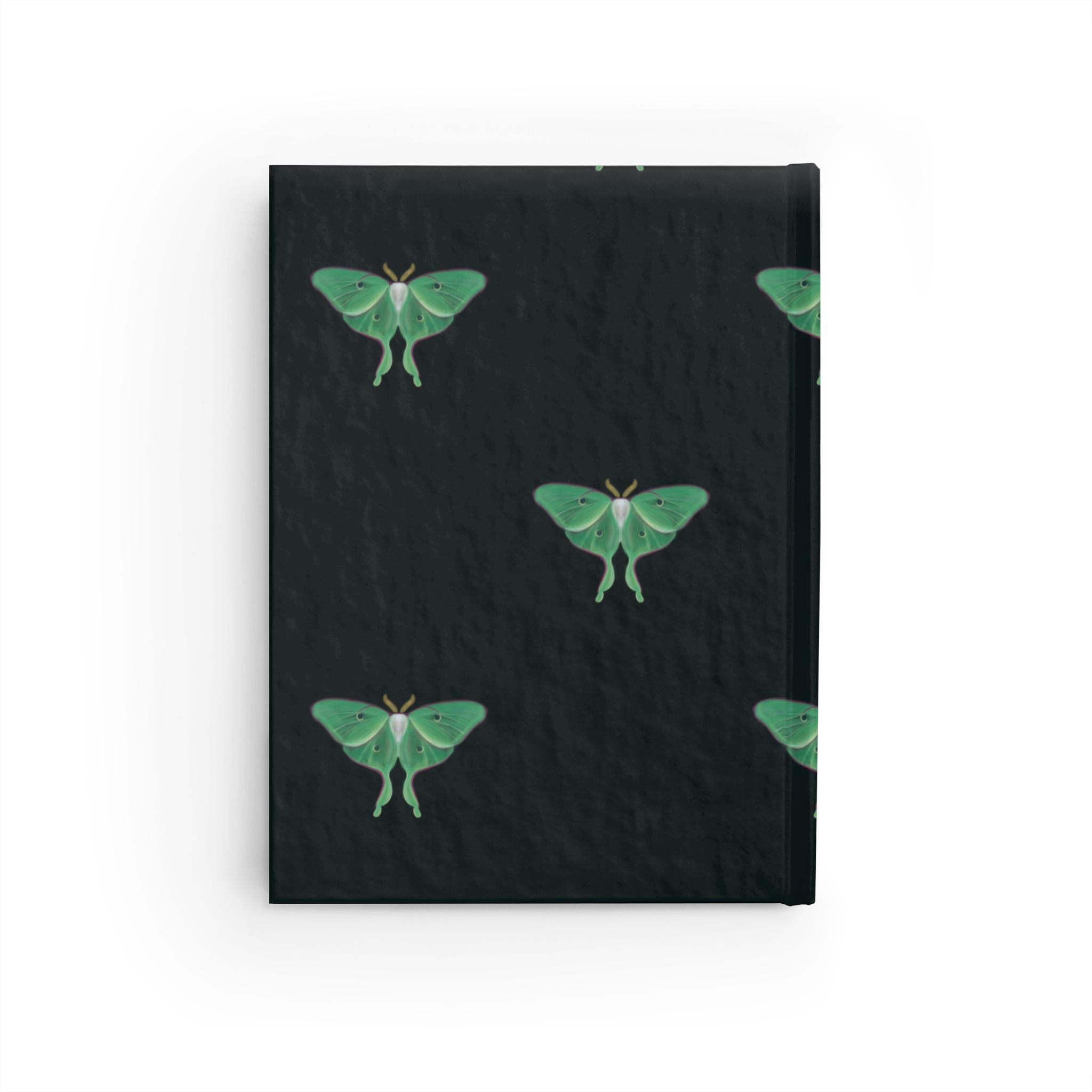 Luna Moth Journal – Elegant Writing Notebook, Nature Lover Gift