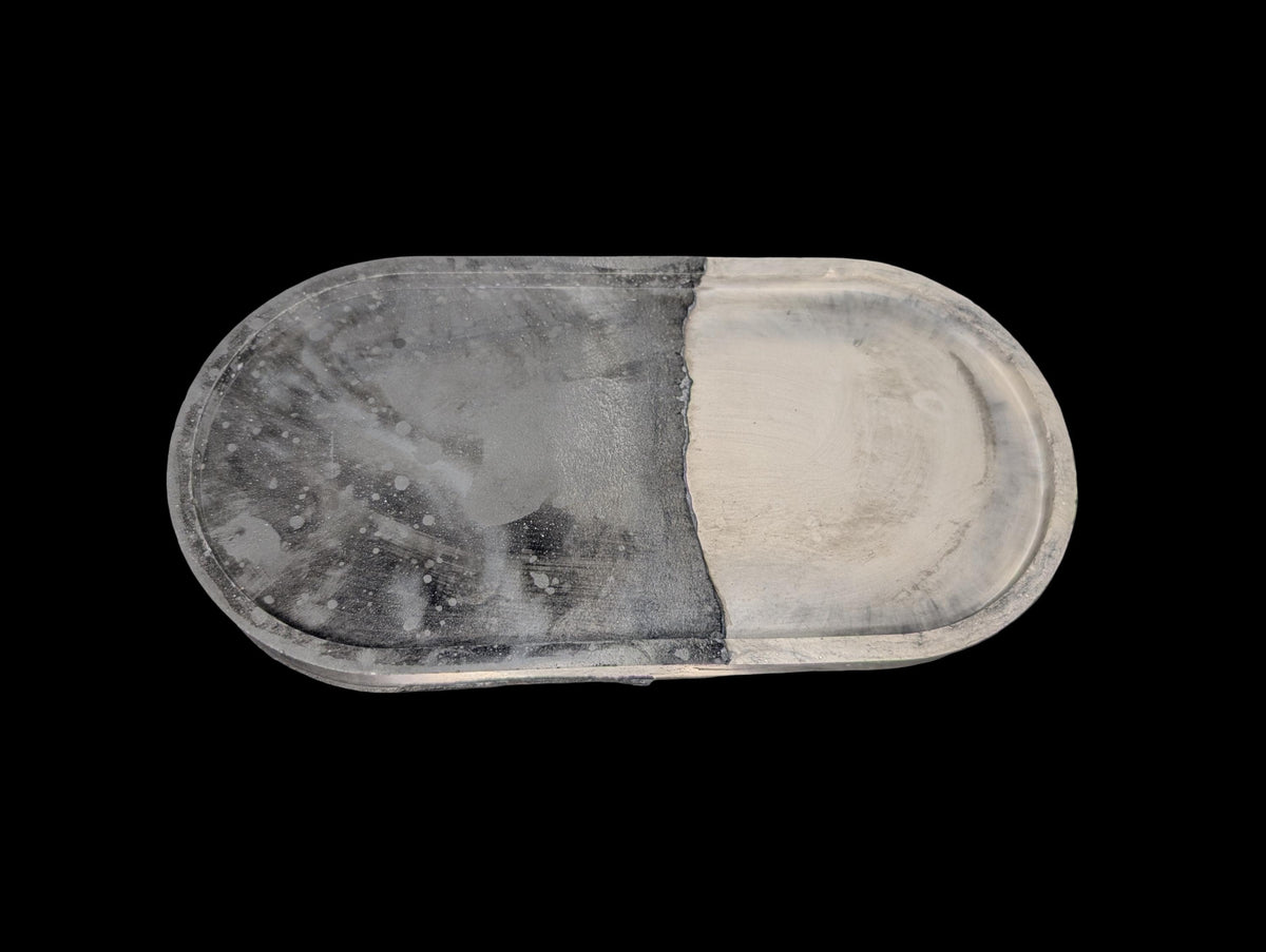 Concrete Oval Trays –Available In 4 Different Sizes Minimalist Modern Home Décor