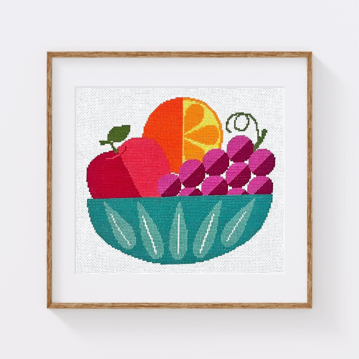 MCM Still Life Cross Stitch Pattern for Beginners (PDF Pattern)