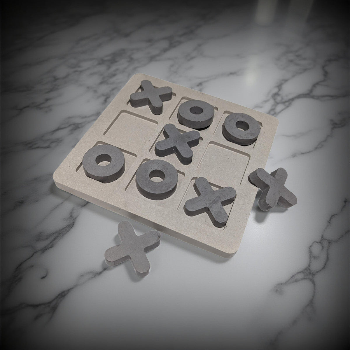 Concrete Tic-Tac-Toe Set