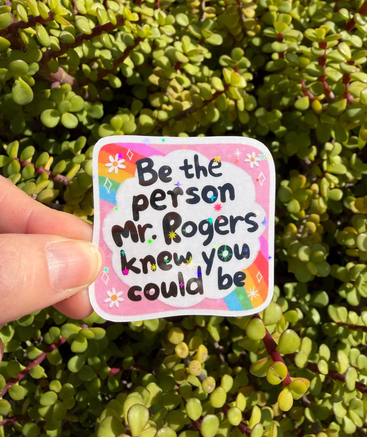 Mr. Rogers Sticker: Kindness & Empathy Vinyl Decal