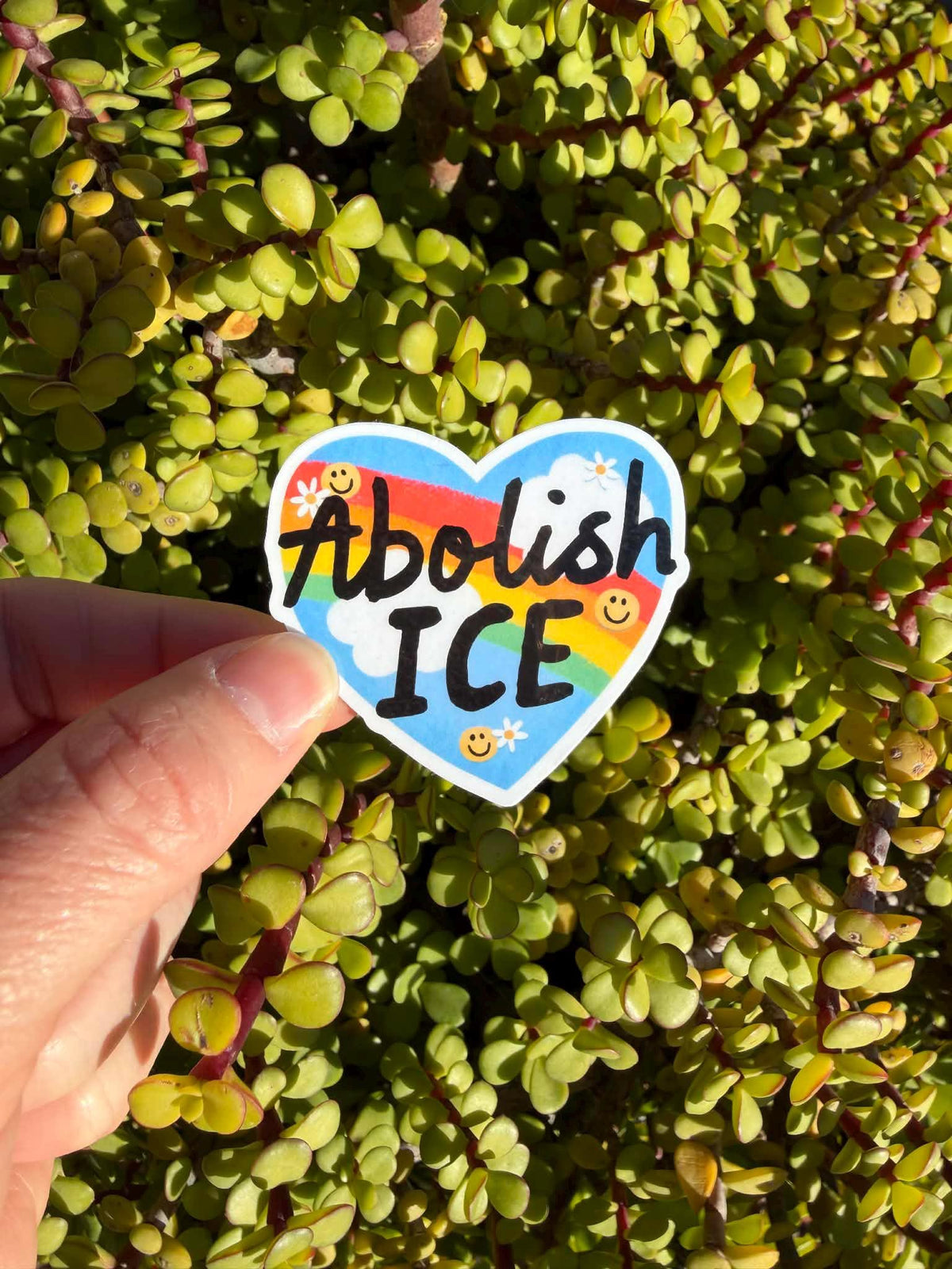 Abolish ICE Sticker / Fuck ICE Sticker – Political Protest Vinyl Decal, Activist Laptop Sticker
