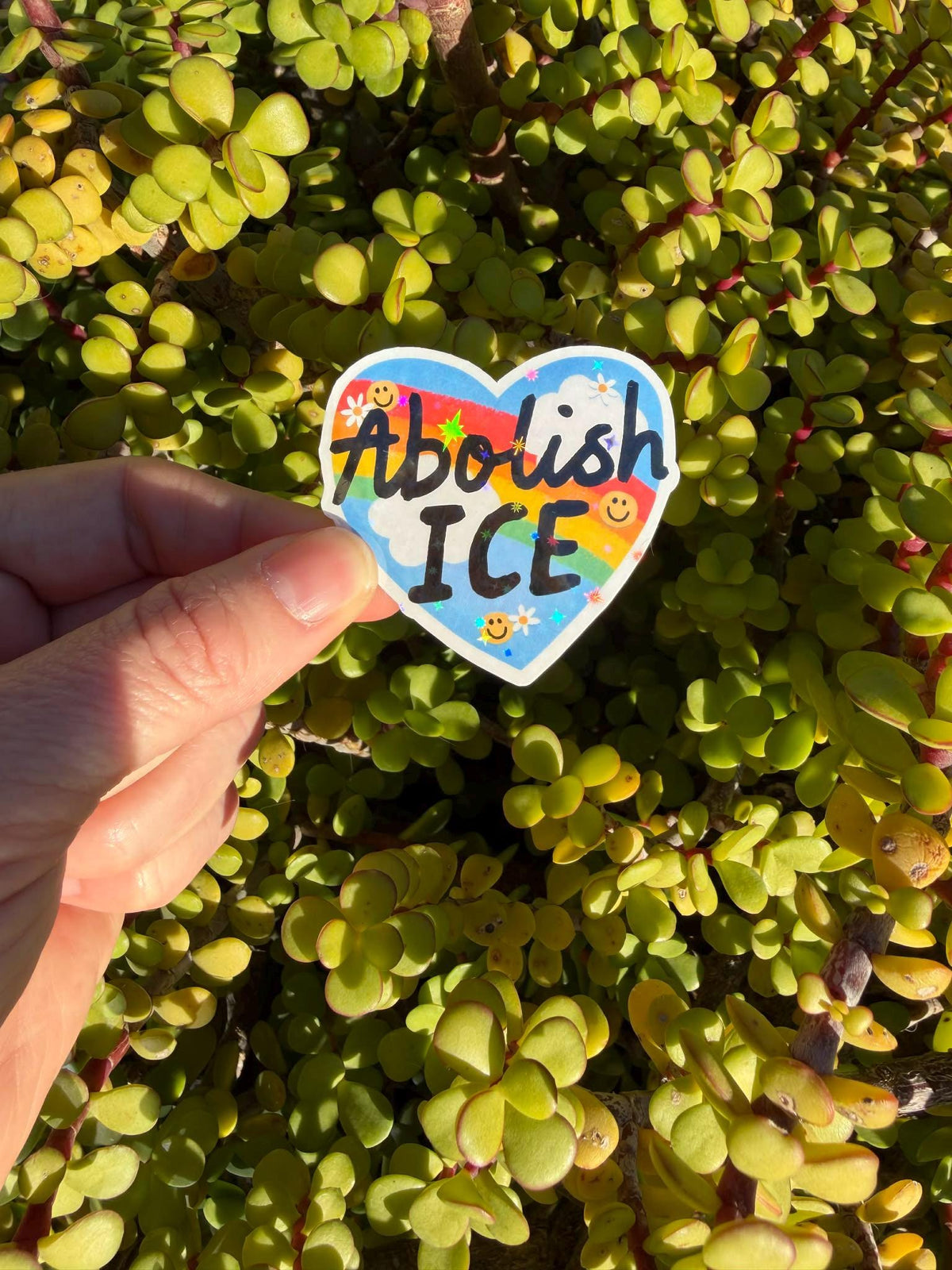 Abolish ICE Sticker / Fuck ICE Sticker – Political Protest Vinyl Decal, Activist Laptop Sticker