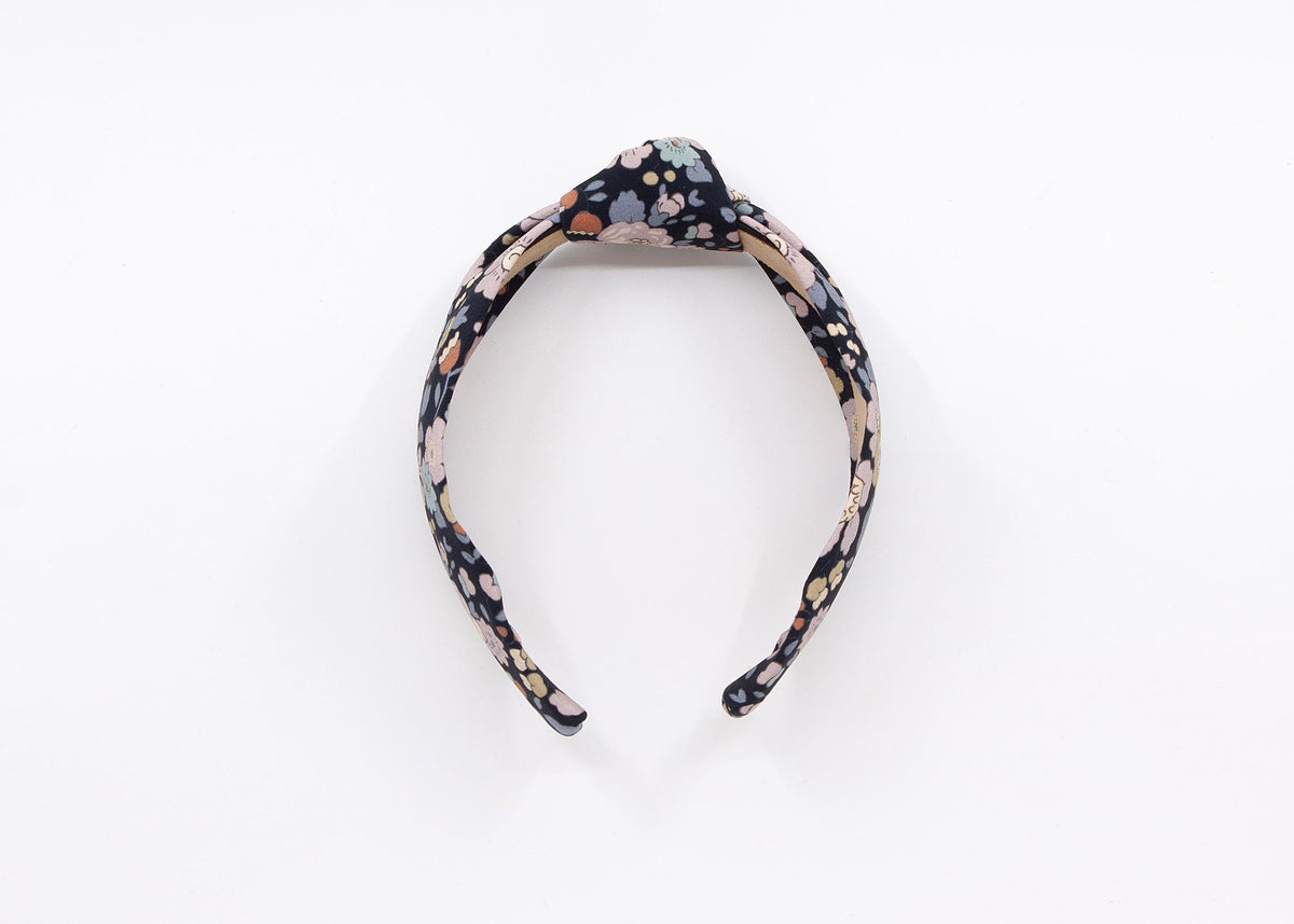 Comfortable Liberty London Floral Knot 100% Silk Headband: Betsy Field Print