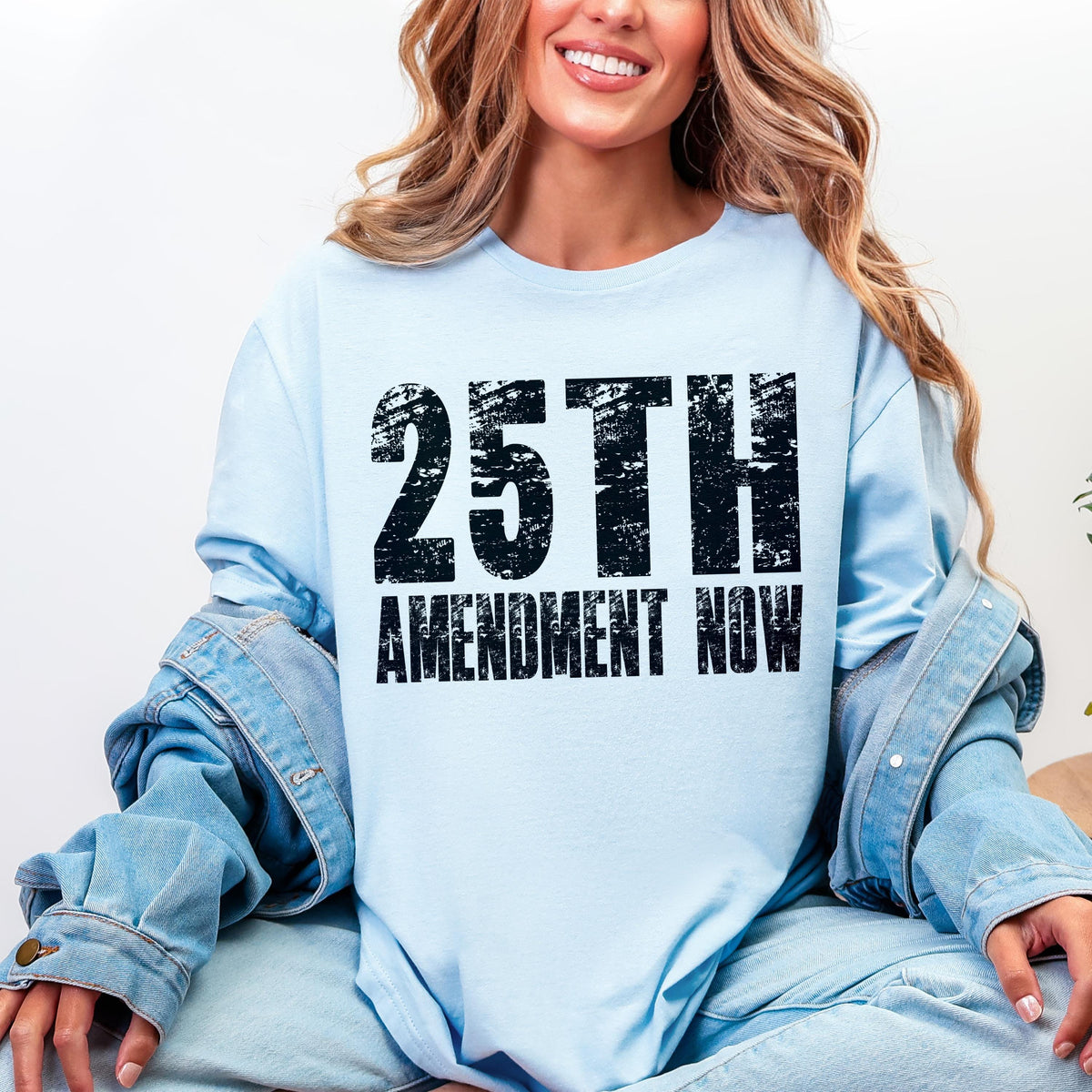 25th Amendment Now T-Shirt, Anti Trump We Had Enough Political Protest Tee, Distressed Activist Statement Shirt, War Criminal Voter Gift