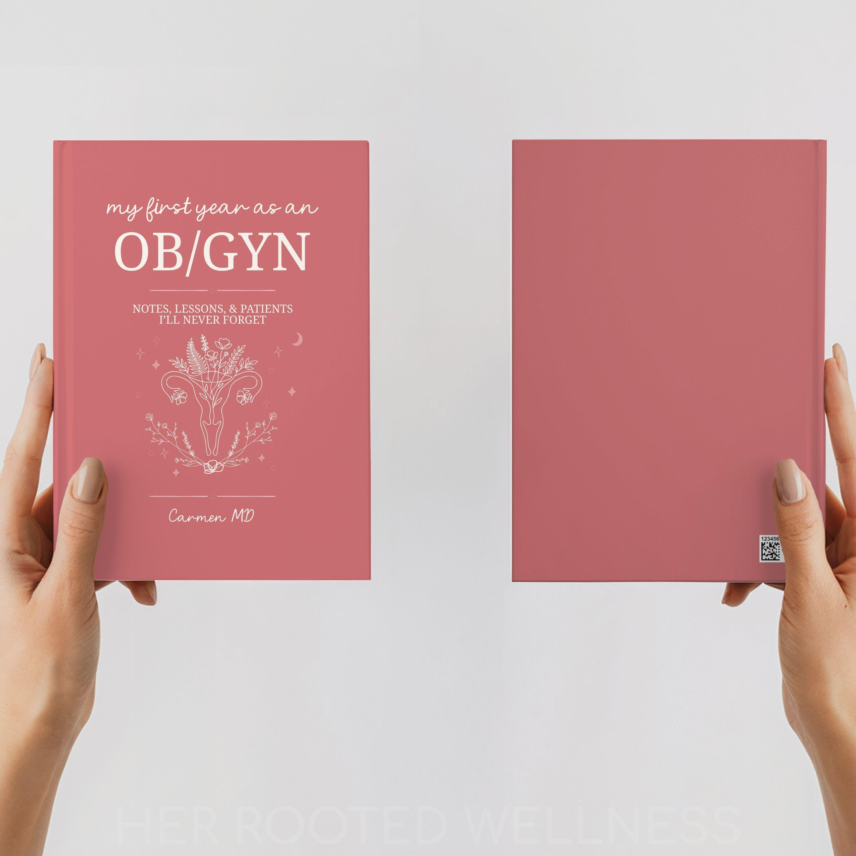 OBGYN Journal | Personalized Match Day Gift, New Resident Gift, OB GYN Notebook, Attending Physician Gift, Women&
