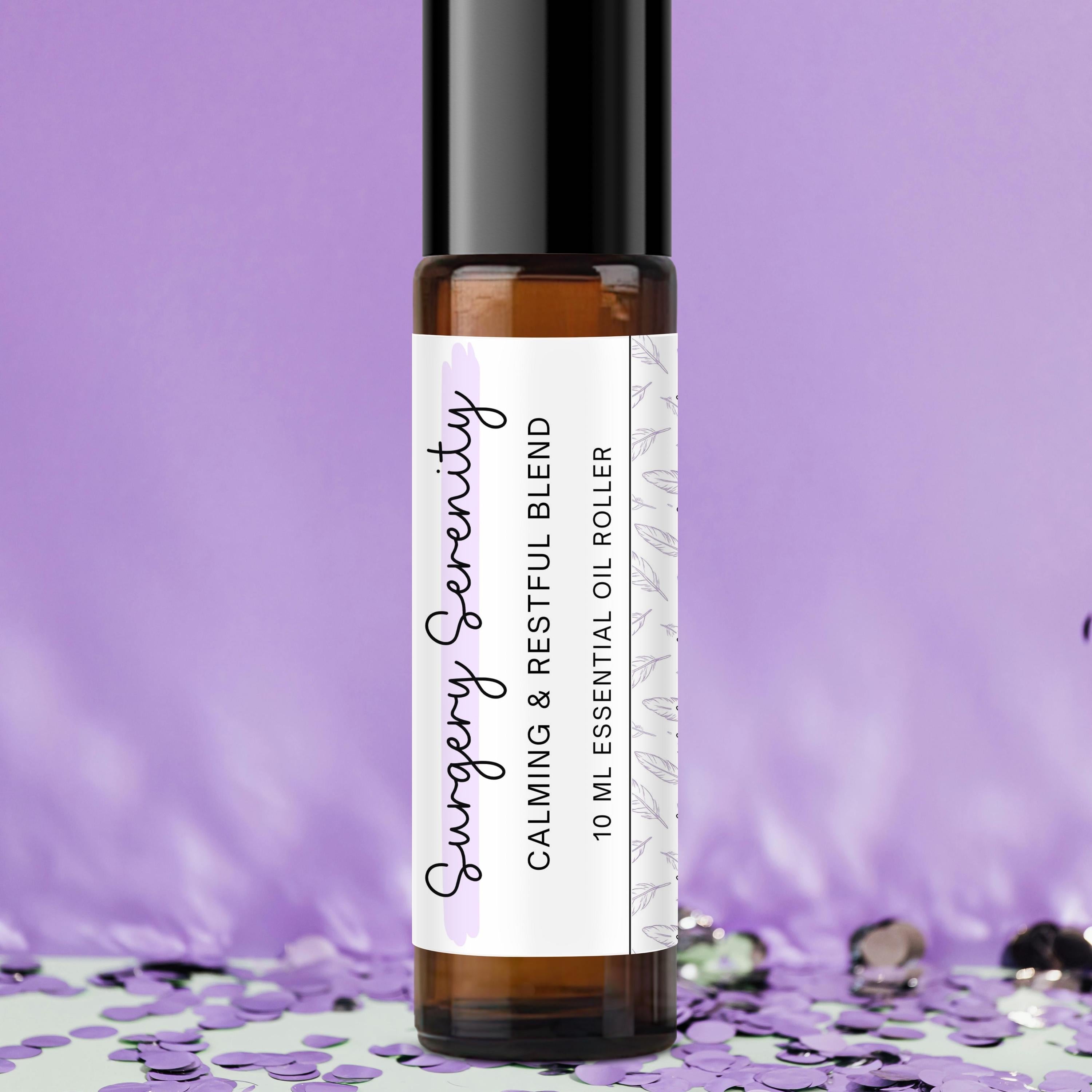 Surgery Serenity Essential Oil Roller | Calming Post Hysterectomy Aromatherapy Blend | Hysto Surgery Recovery Gift | No Uterus Care Package