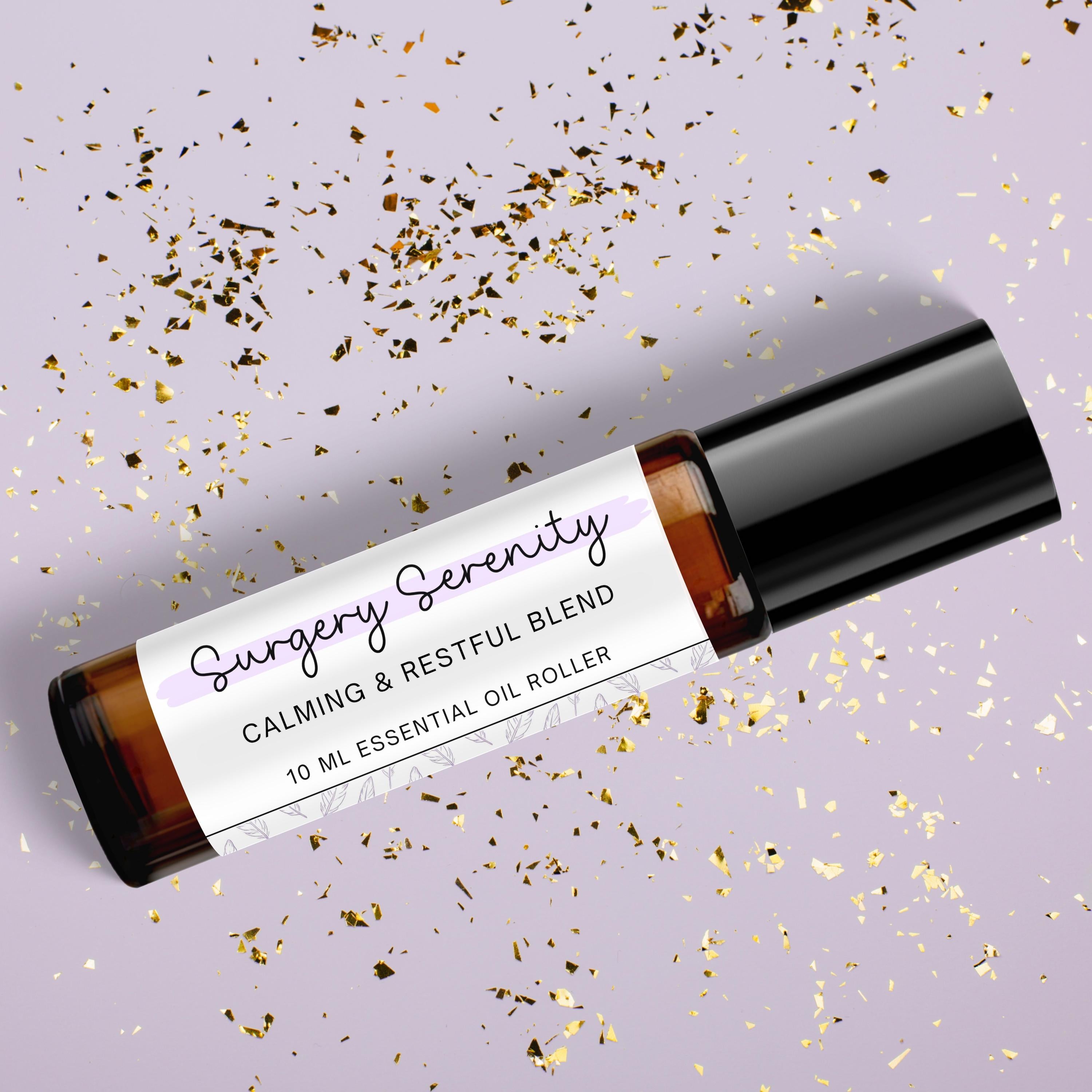 Surgery Serenity Essential Oil Roller | Calming Post Hysterectomy Aromatherapy Blend | Hysto Surgery Recovery Gift | No Uterus Care Package
