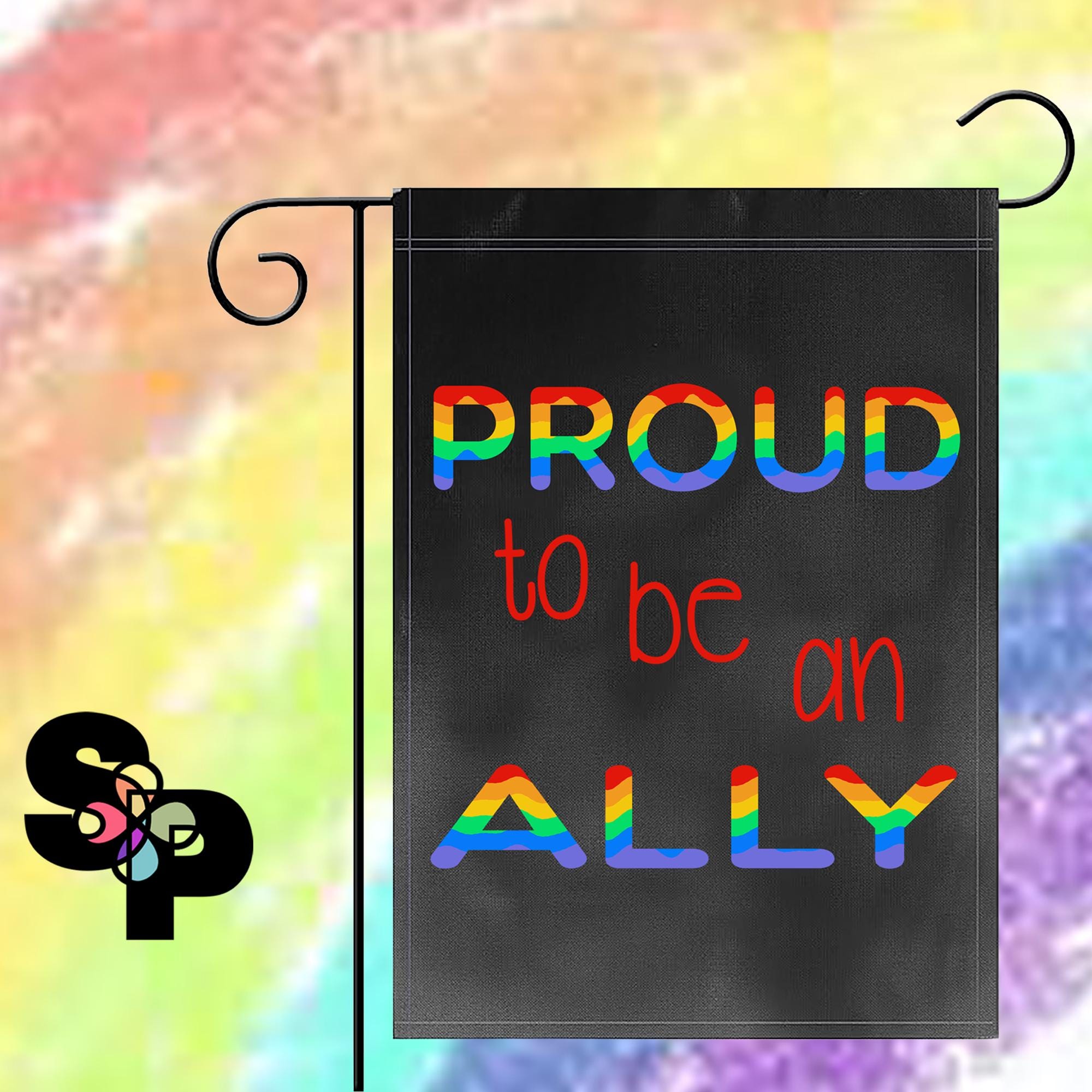 Proud to be an Ally - Garden Flag LGBTQIA+