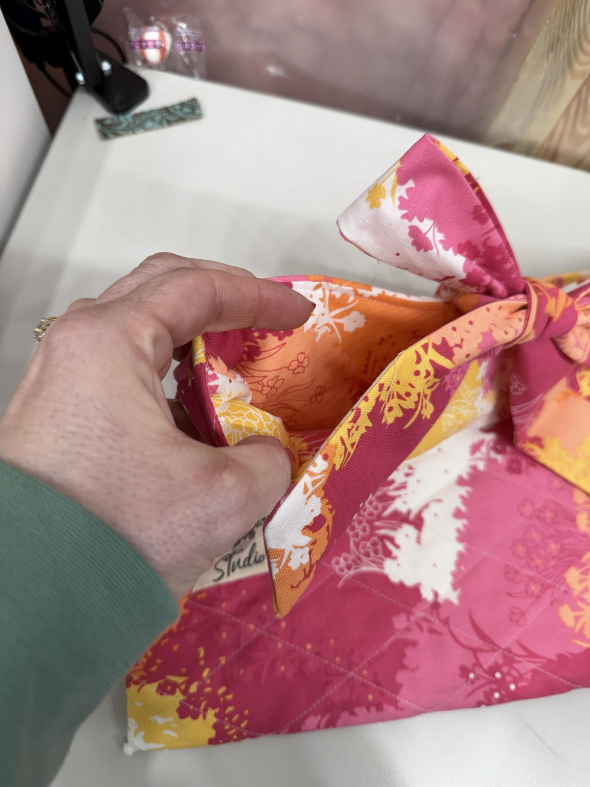 Quilted Book or Tablet Covers - Repurposed