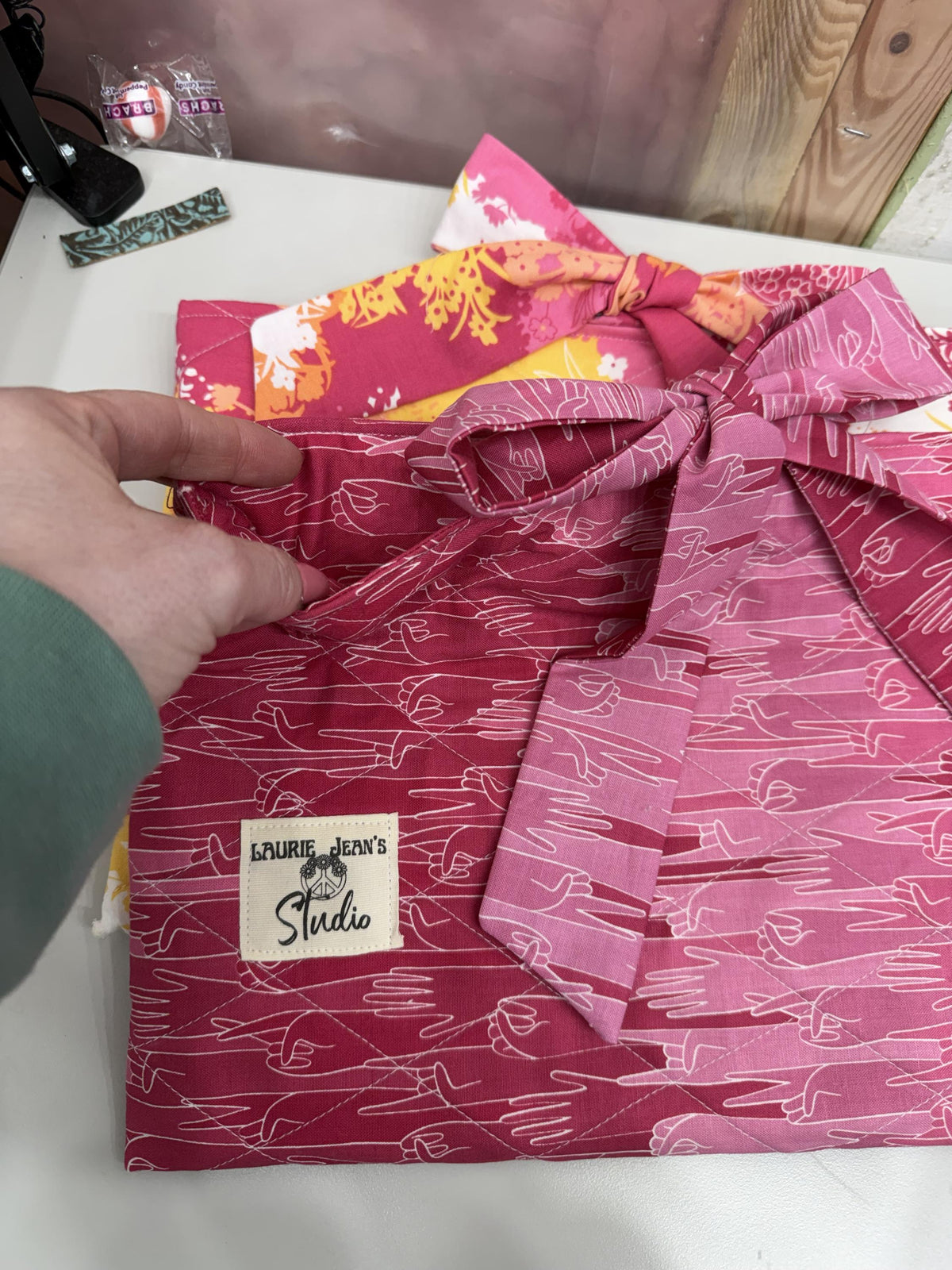 Quilted Book or Tablet Covers - Repurposed