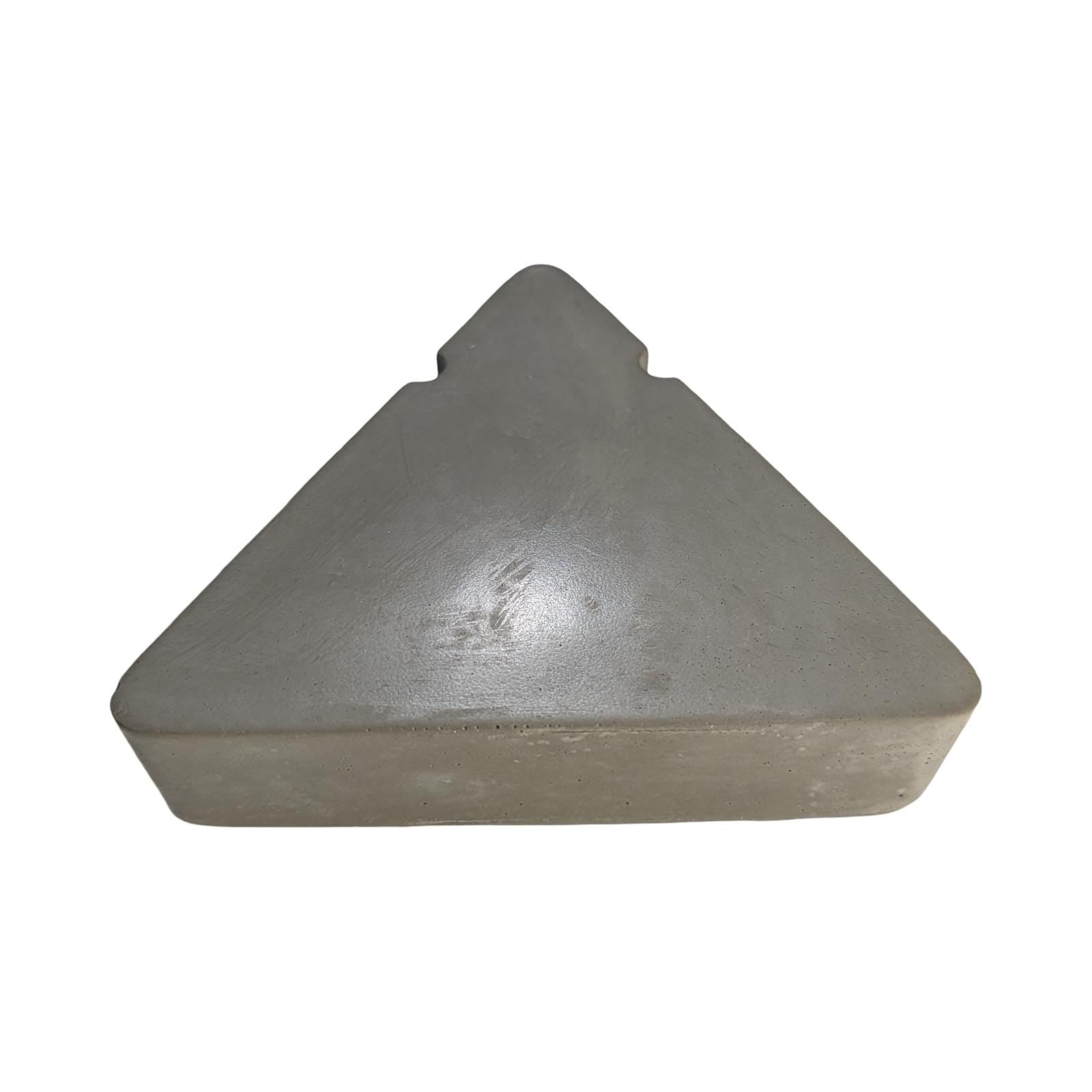 Concrete Necklace Display Stand - Minimalist Triangle Jewelry Holder, Geometric Pendant Display, Industrial Vanity Organizer