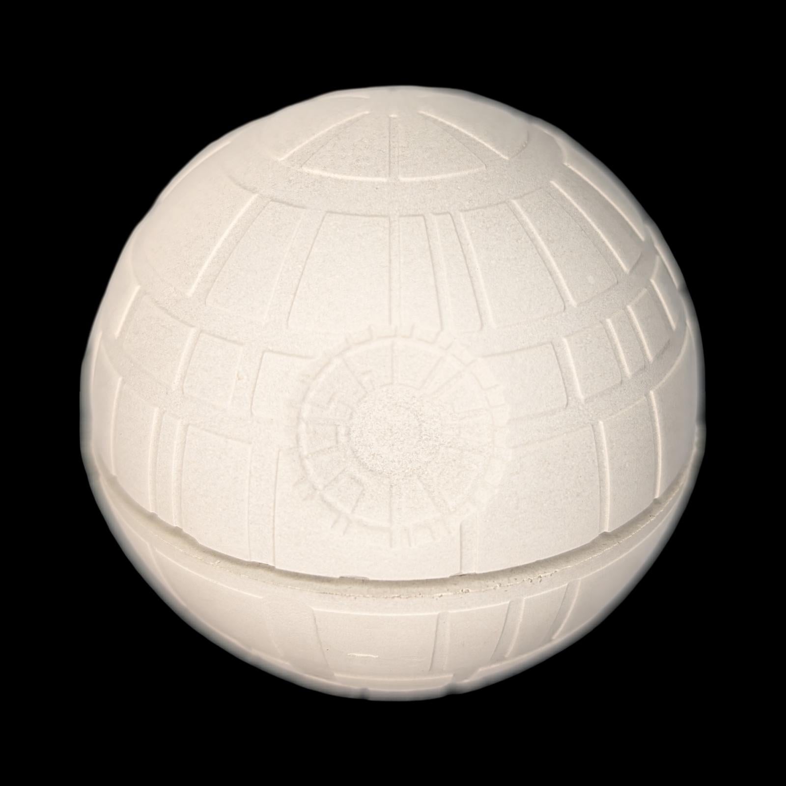 Paint Your Own Galactic Space Station Craft | Unsealed Concrete Galaxy Sphere for Kids Birthday Party Favors, Outer Space Science Fiction