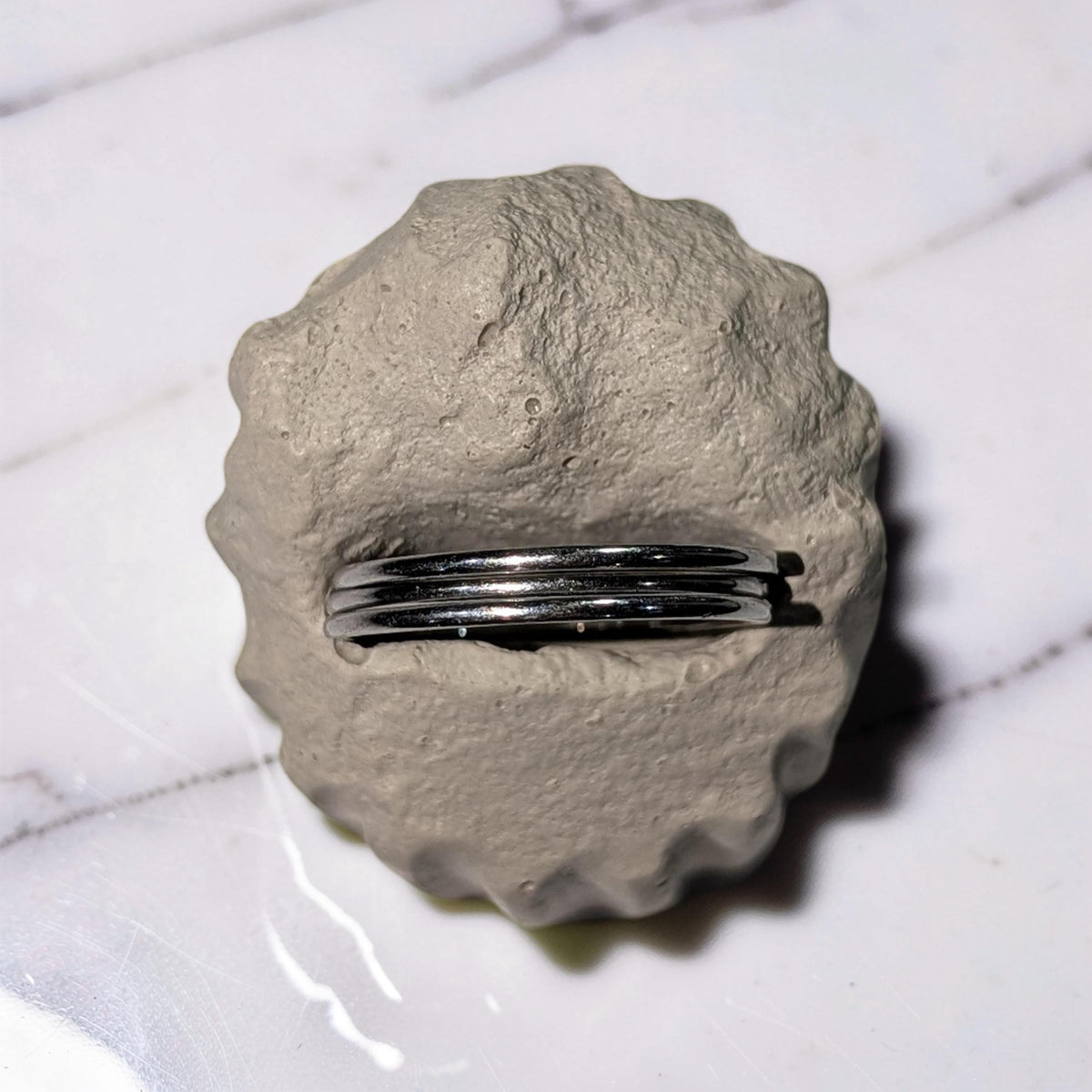 Concrete Column Ring Holder • Roman Pillar Jewelry Display • Ancient Greece Styling Flat Lay Prop for Wedding Photography