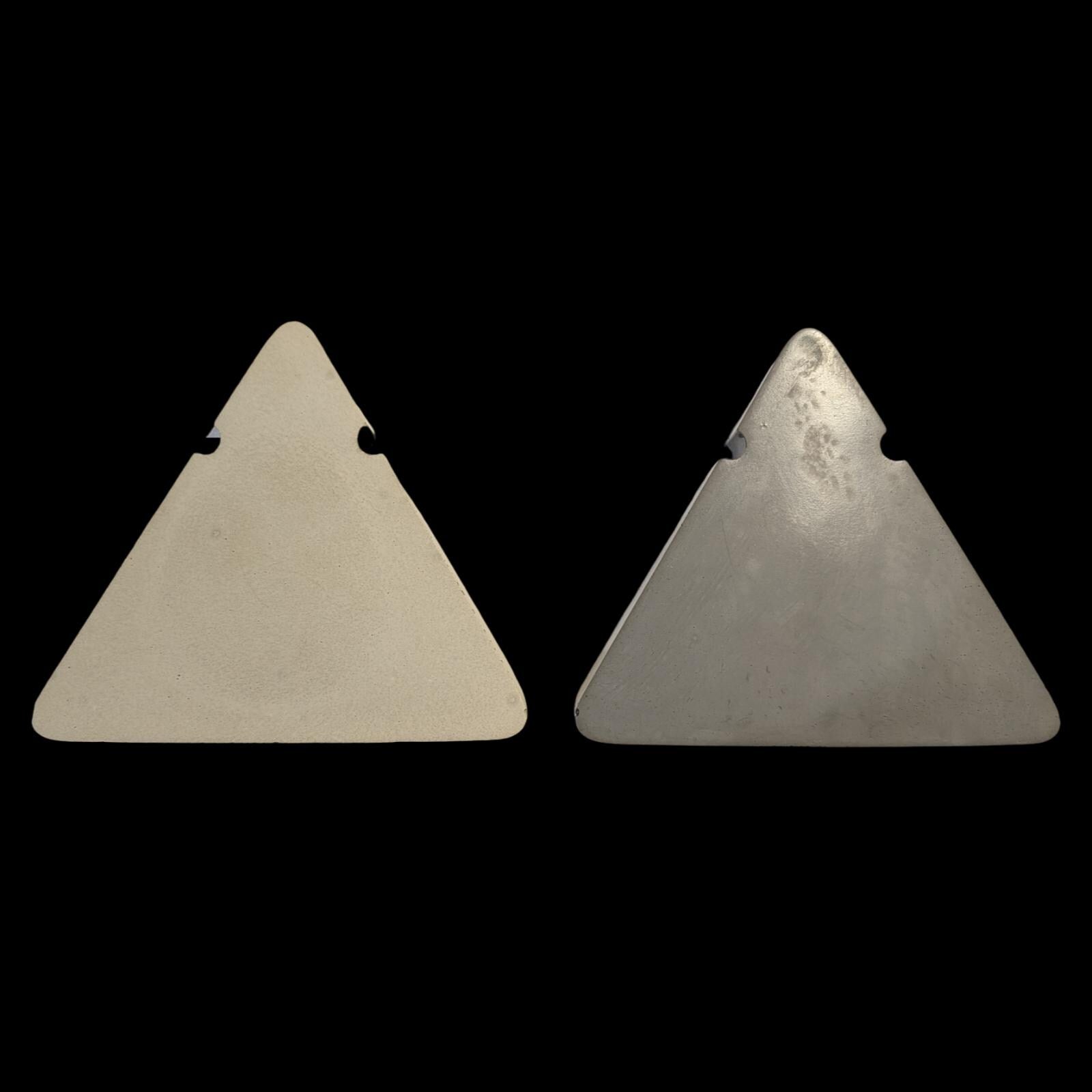 Concrete Necklace Display Stand - Minimalist Triangle Jewelry Holder, Geometric Pendant Display, Industrial Vanity Organizer
