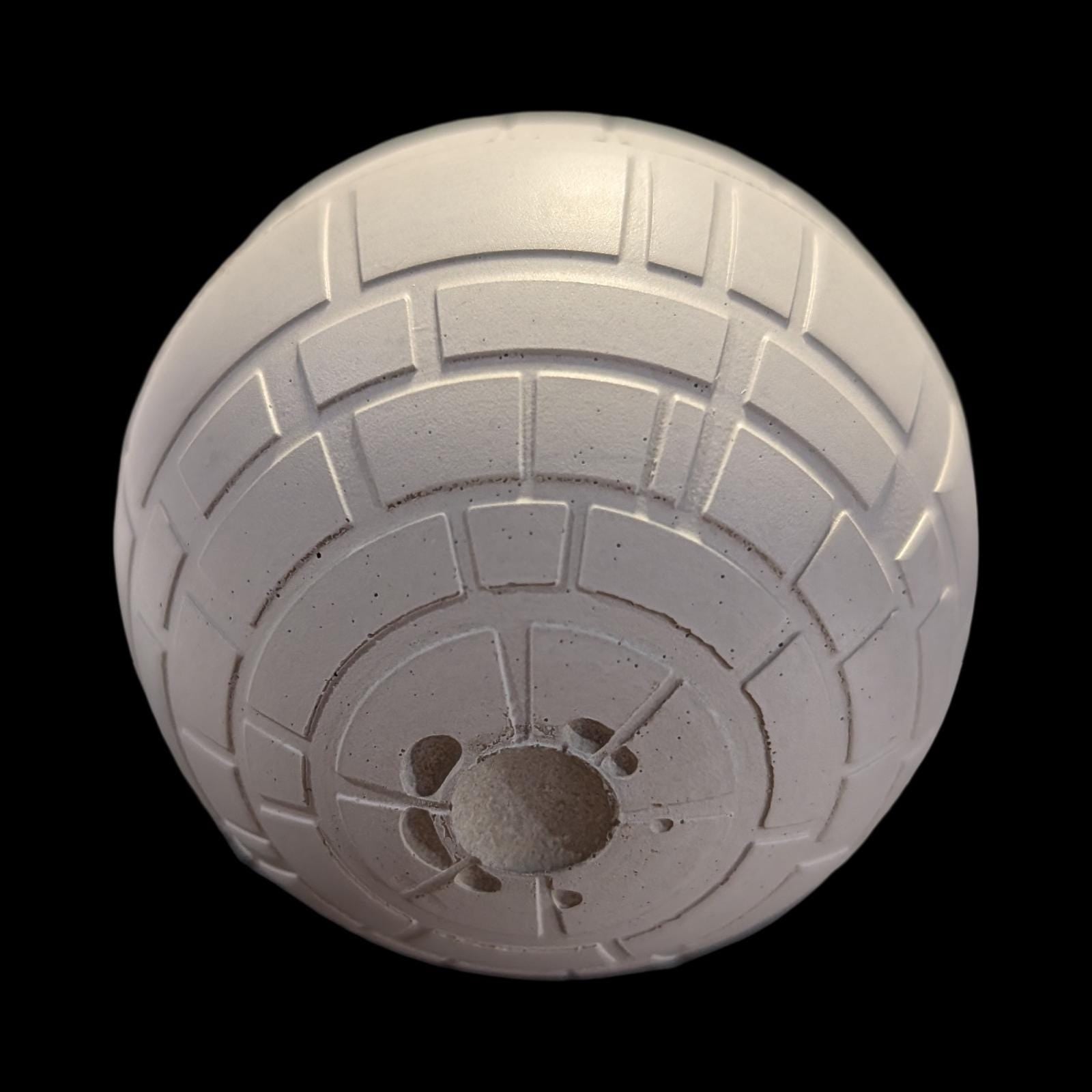 Paint Your Own Galactic Space Station Craft | Unsealed Concrete Galaxy Sphere for Kids Birthday Party Favors, Outer Space Science Fiction