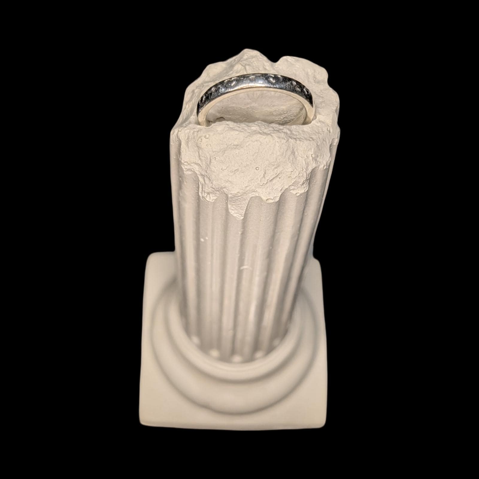 Concrete Column Ring Holder • Roman Pillar Jewelry Display • Ancient Greece Styling Flat Lay Prop for Wedding Photography