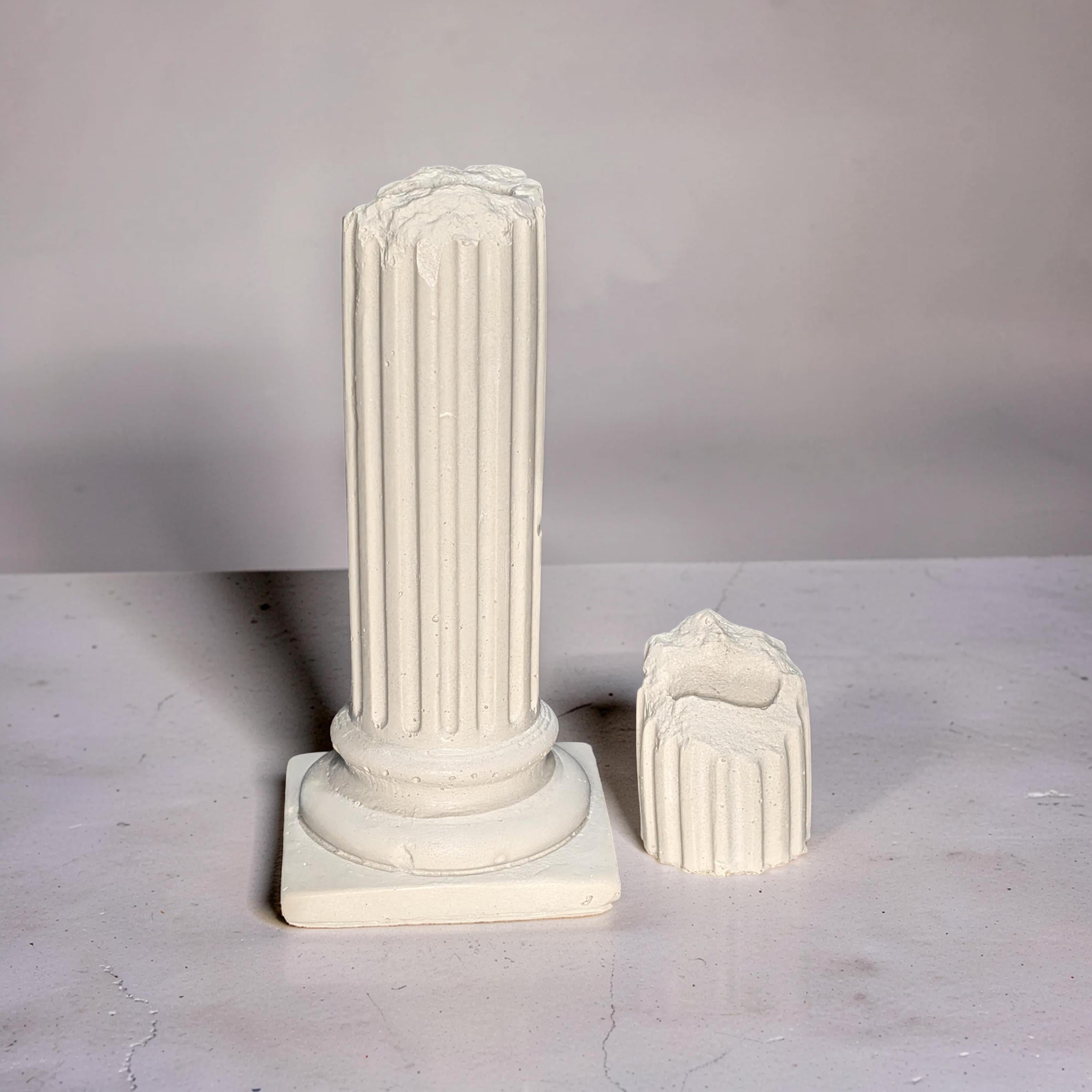 Concrete Column Ring Holder • Roman Pillar Jewelry Display • Ancient Greece Styling Flat Lay Prop for Wedding Photography