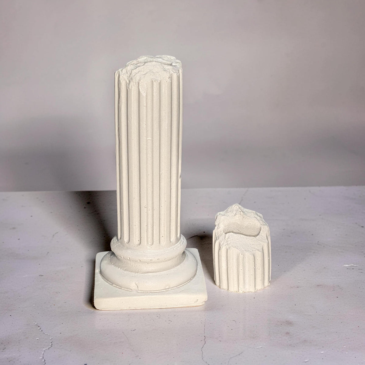 Concrete Column Ring Holder • Roman Pillar Jewelry Display • Ancient Greece Styling Flat Lay Prop for Wedding Photography