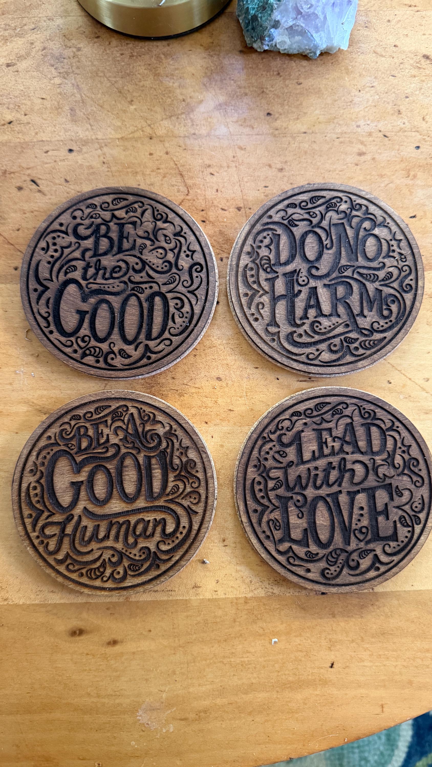 Good Human Series Coaster