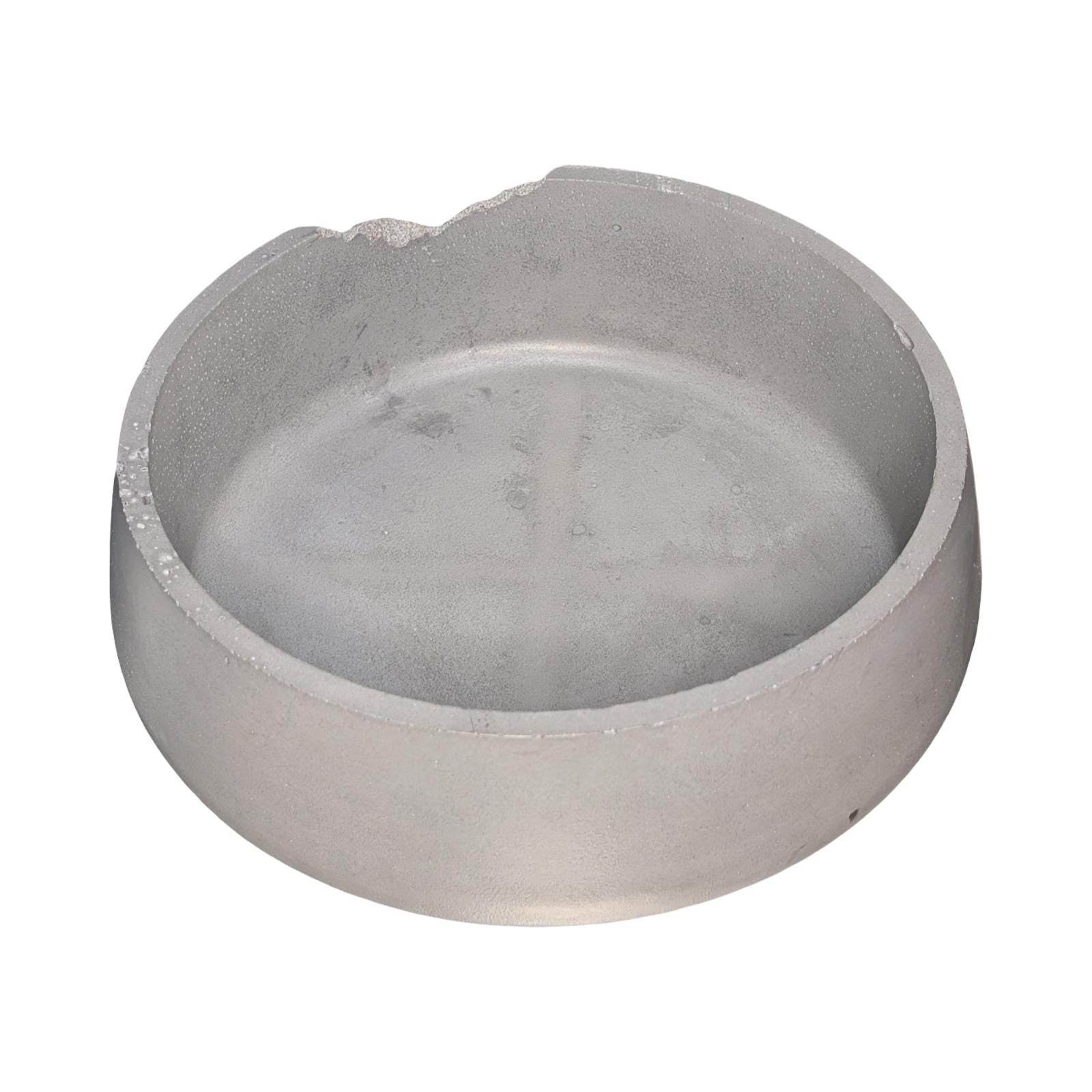 One of a Kind Raw Edge Concrete Bowl, Modern Wabi Sabi Decorative Catchall, Minimalist Industrial Centerpiece Dish, Unique Key Bowl