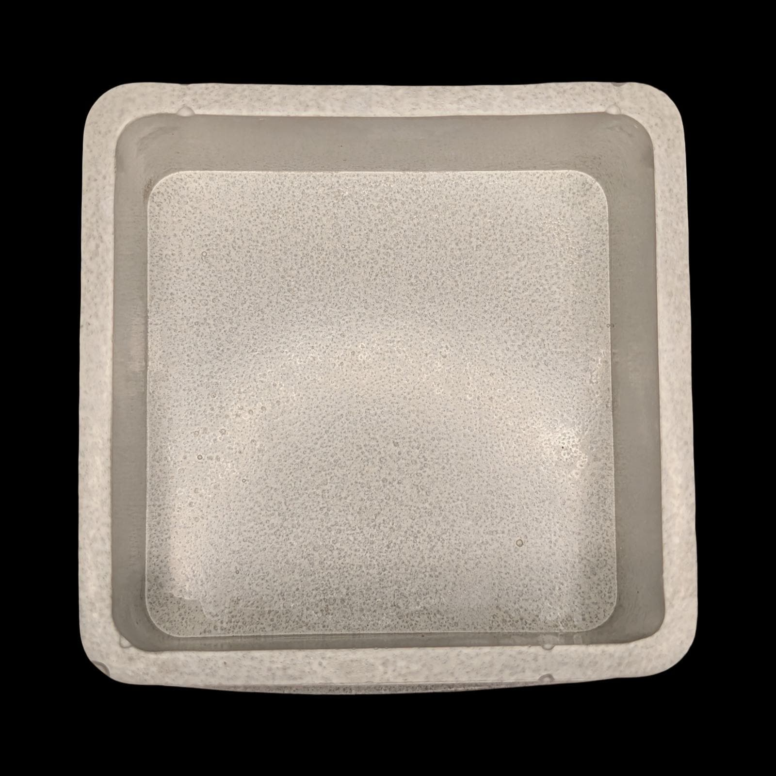 Concrete Jewelry Box with Lid, 3.15" Minimalist Trinket Box, Modern Square Cement Catchall, Ring Dish & Keepsake Container, Desk Organizer