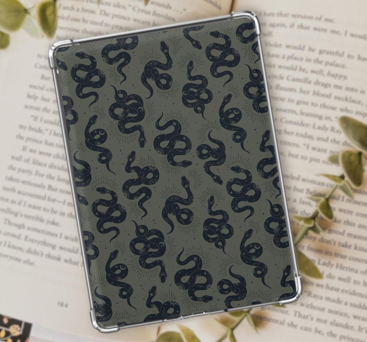 Dark Romance Halloween Inspired Kindle Insert | Occult Mystical Fall Kobo Insert | Meadowlark Nest | Fall Spooky Kobo Insert