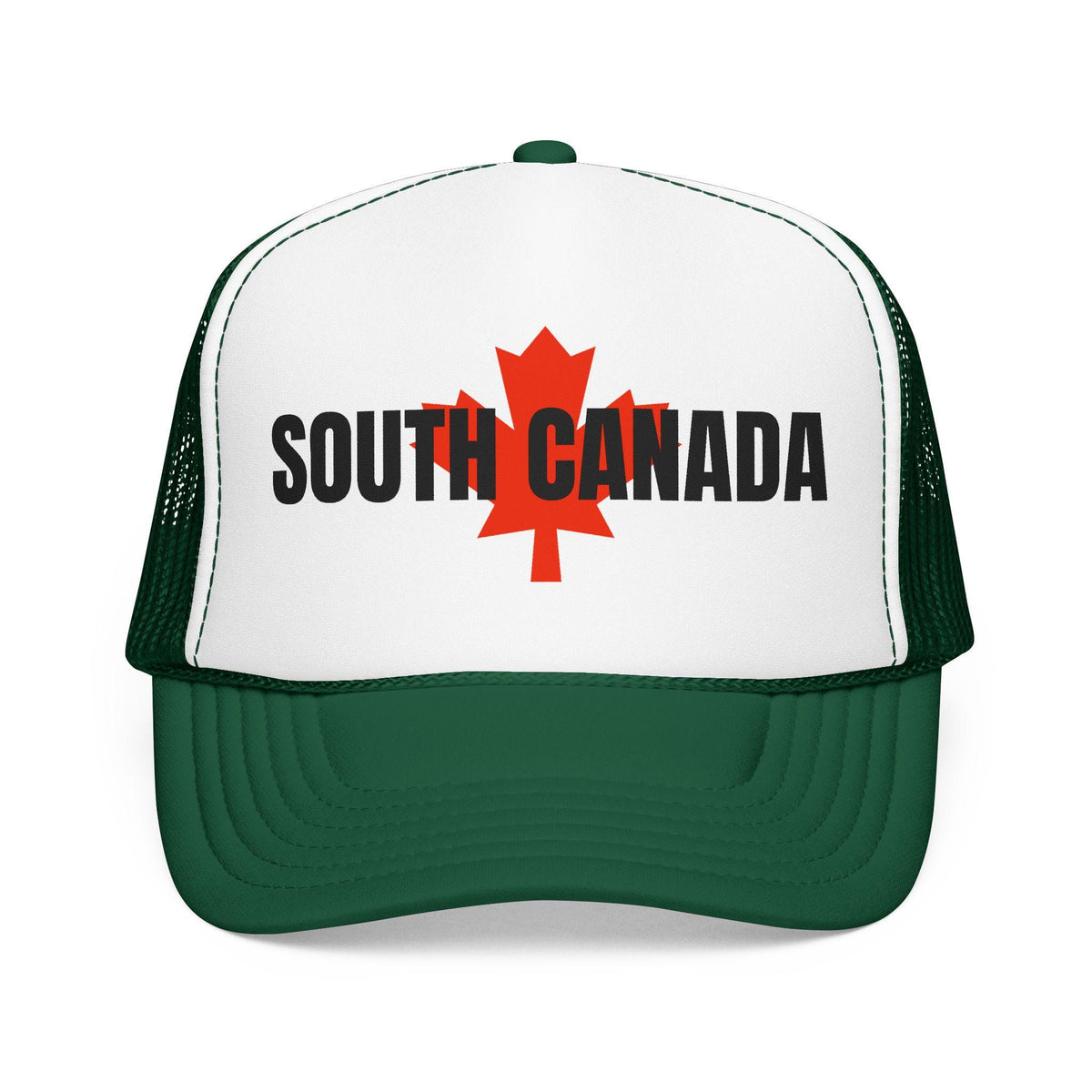 South Canada maple Leaf Trucker Hat | Foam front mesh back | Anti Trump Hat