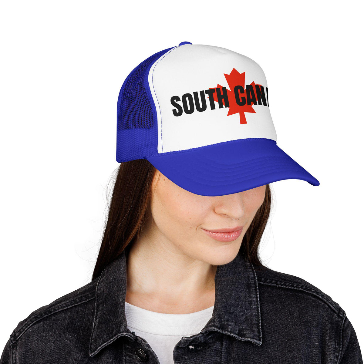 South Canada maple Leaf Trucker Hat | Foam front mesh back | Anti Trump Hat