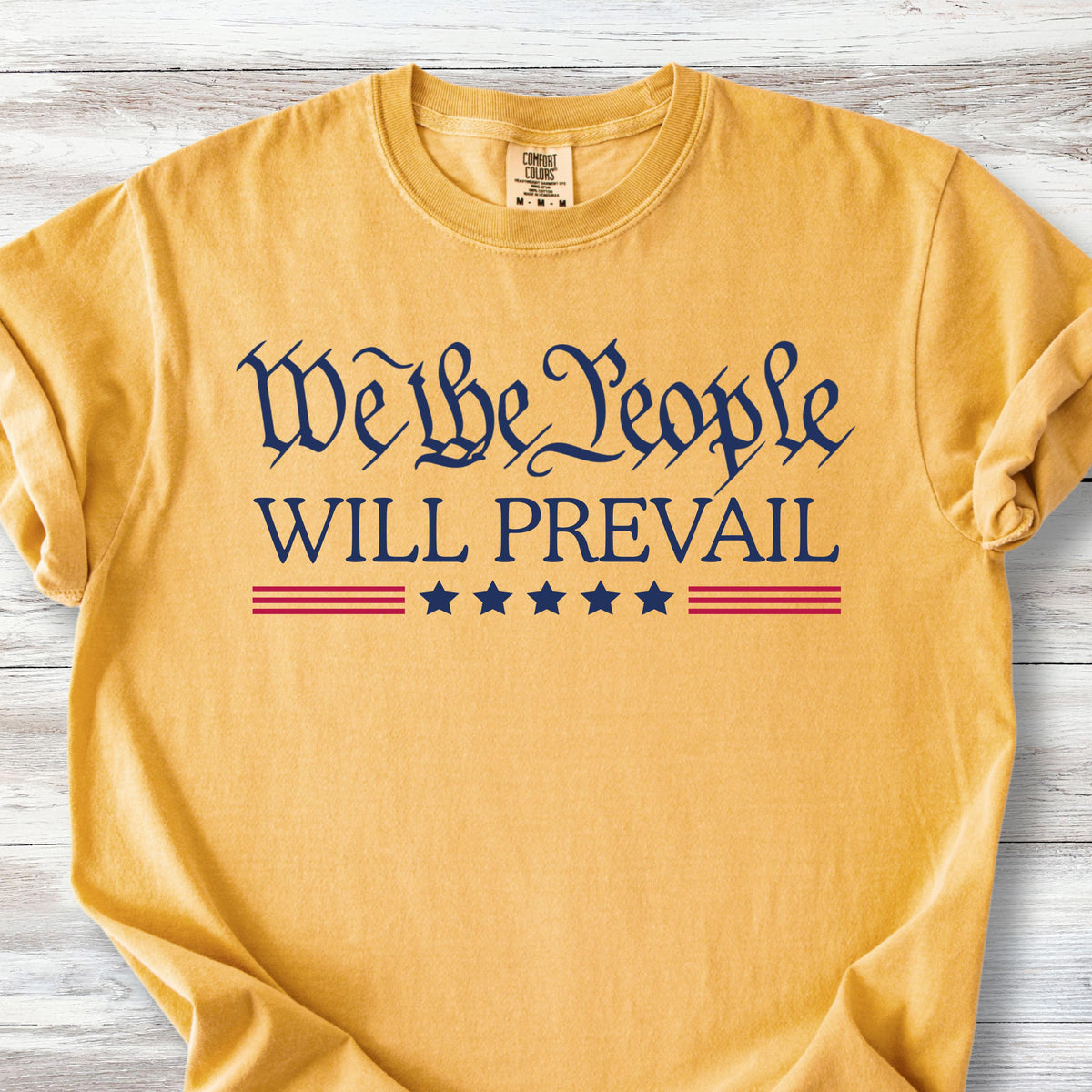 We the People Will Prevail T-Shirt, Patriotic Political Statement Tee