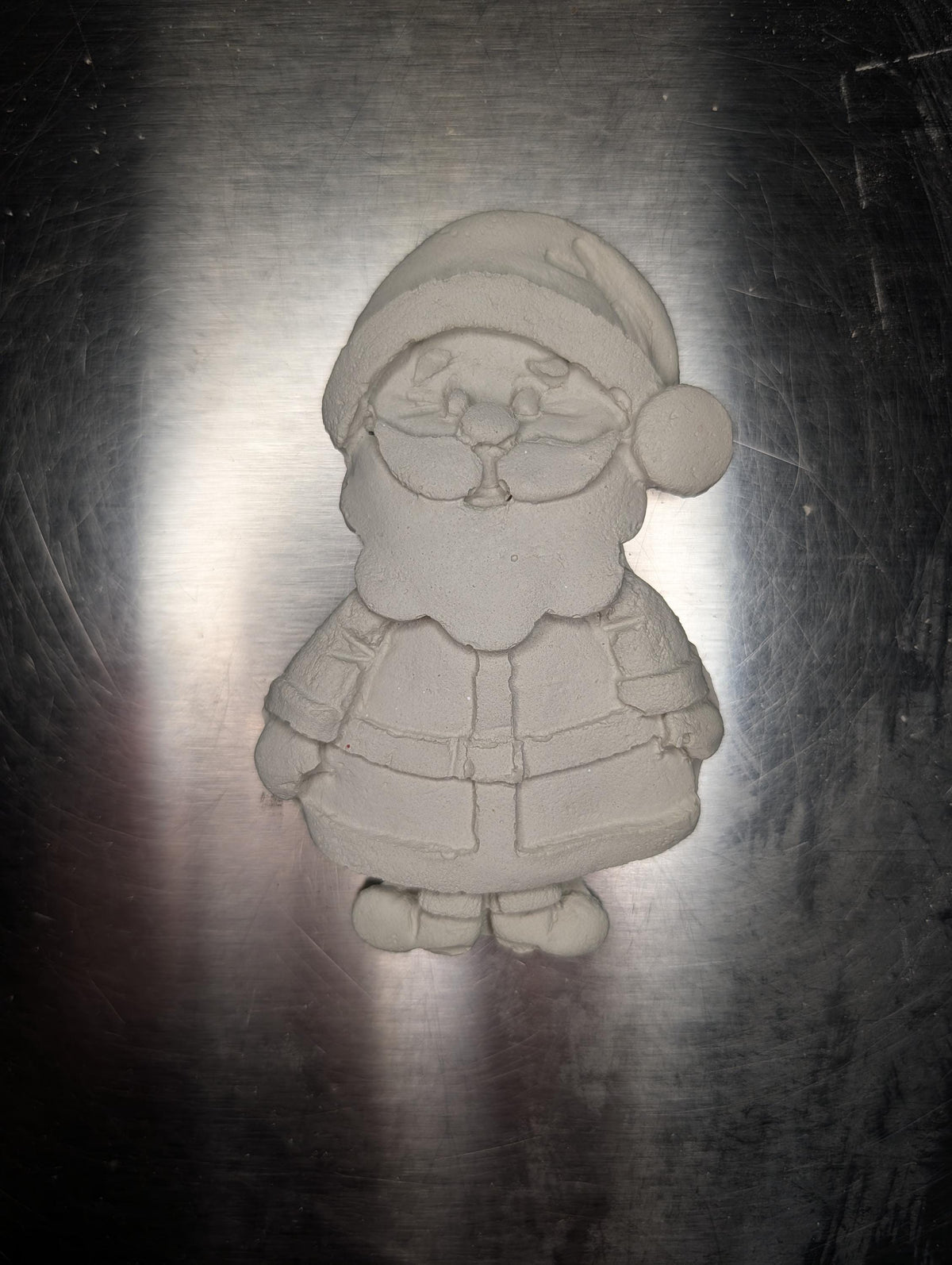 Concrete Christmas Magnets Set of 3, Paint Your Own Santa Snowman Reindeer Fridge Decor, DIY Holiday Craft Activity, Stocking Stuffer Gift
