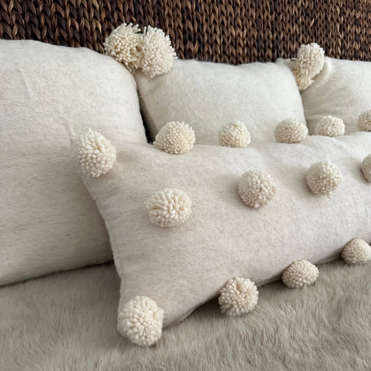 Wool Tassel Pillow