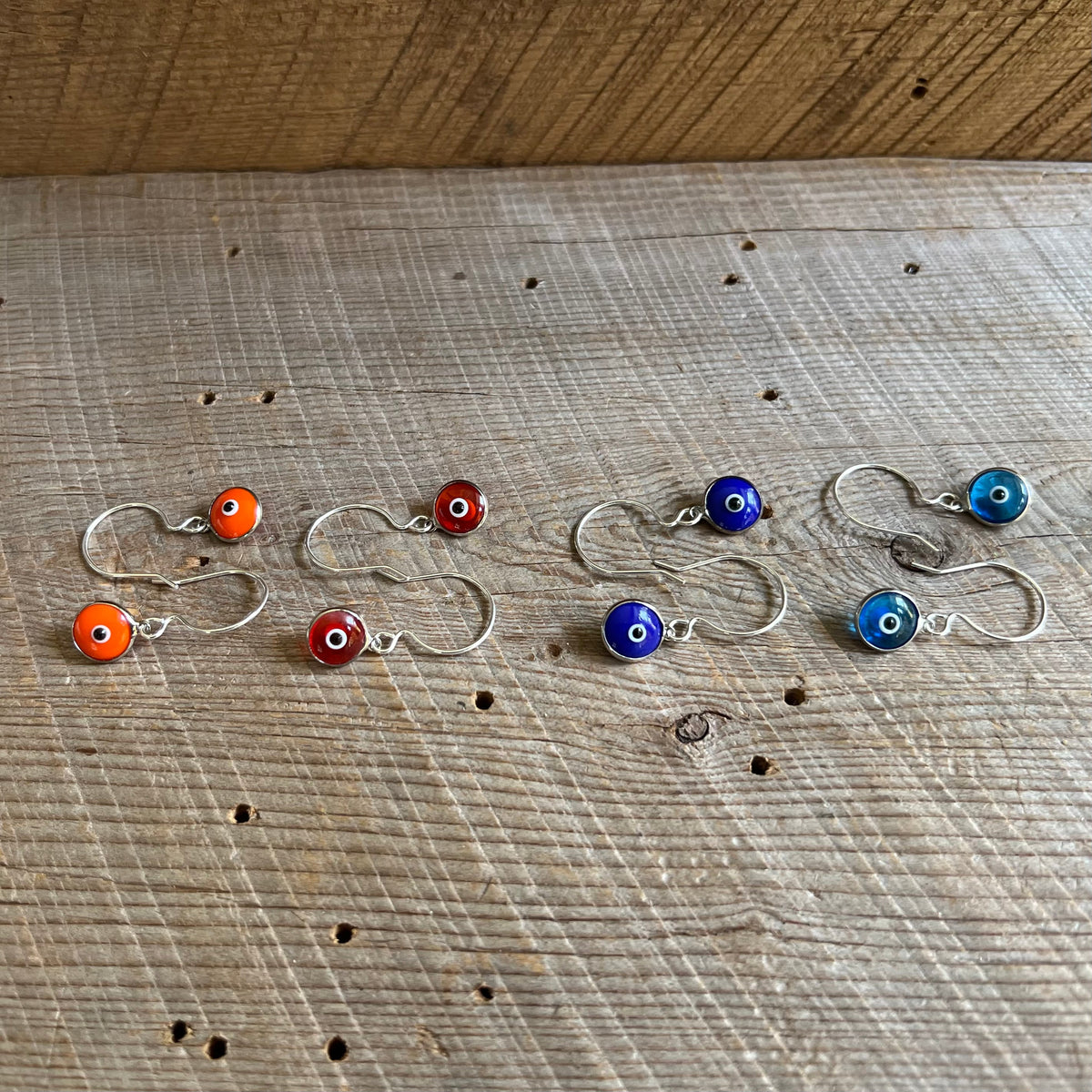 SariBlue® Crystal Evil Eye Earrings