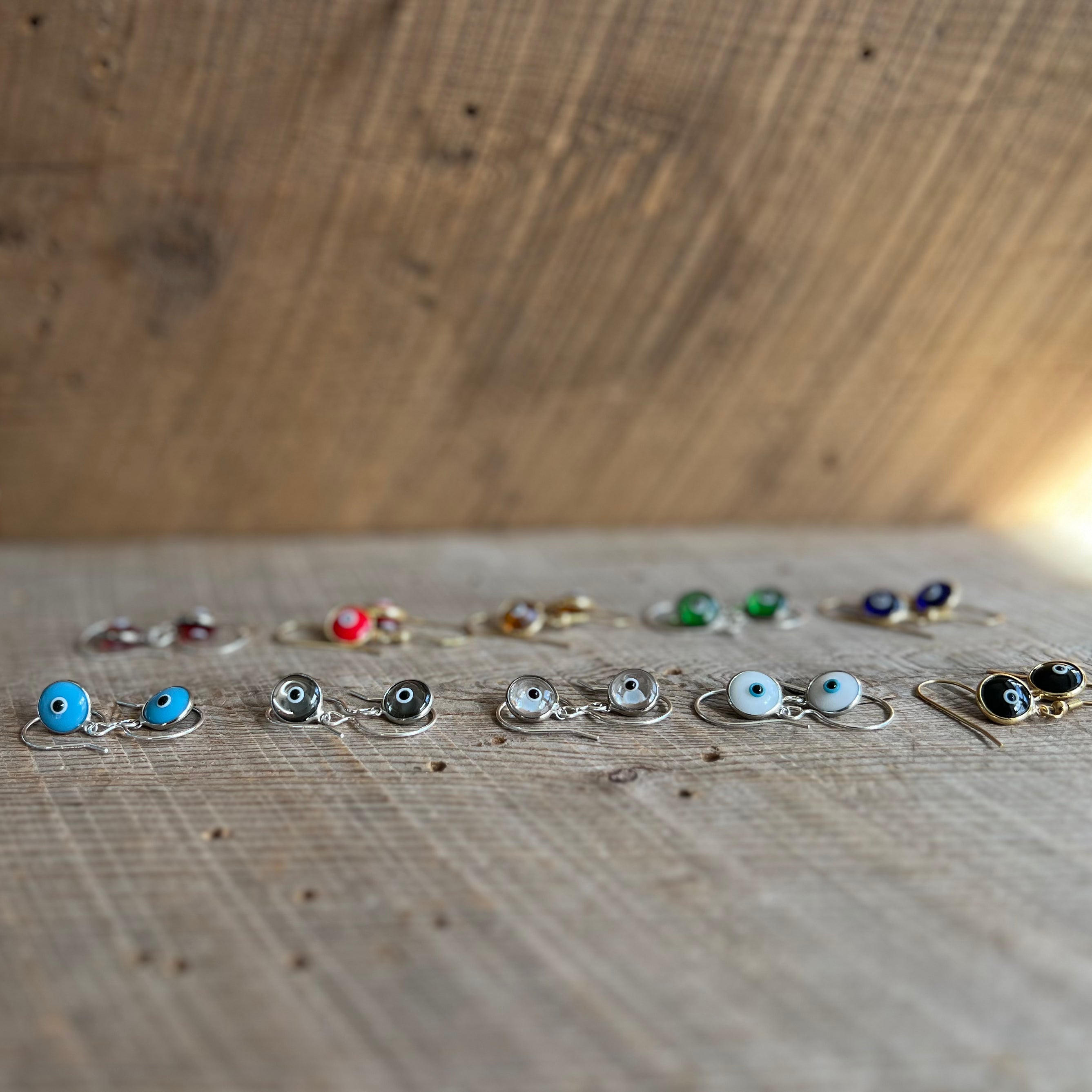 SariBlue® Crystal Evil Eye Earrings