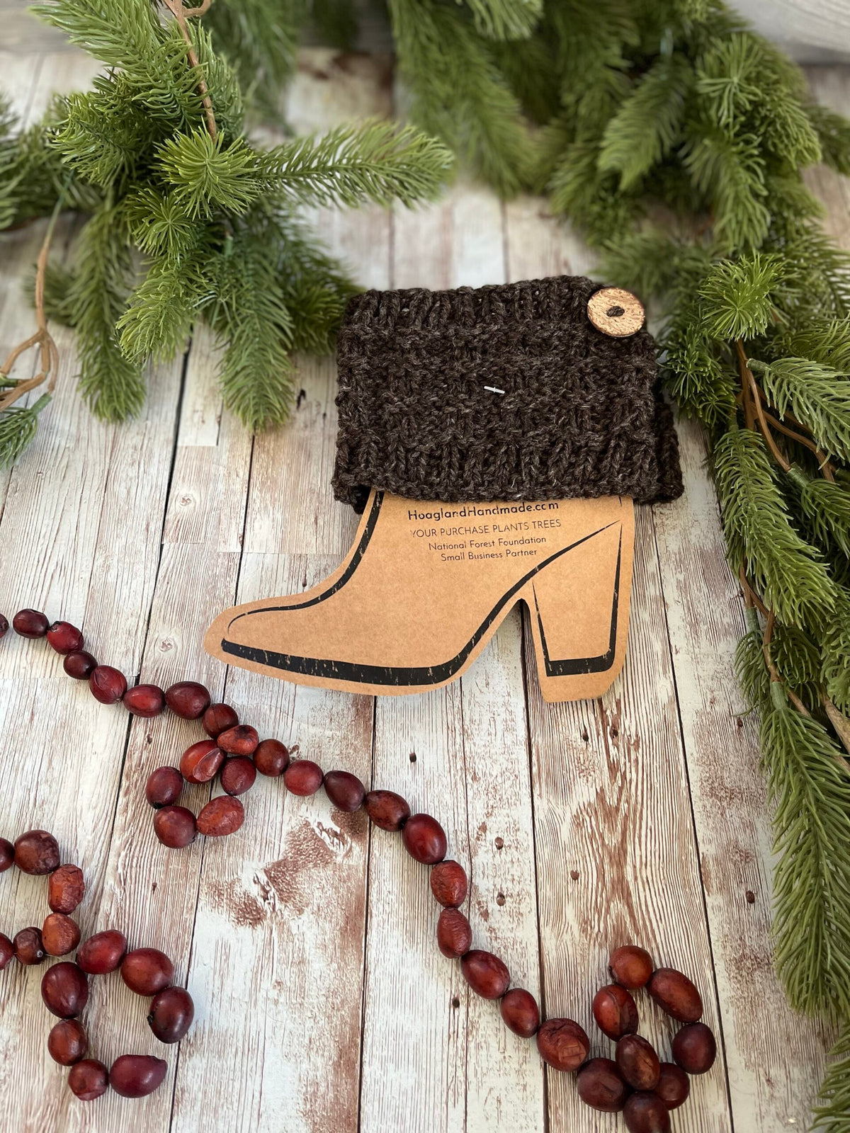 Wool boot cuffs
