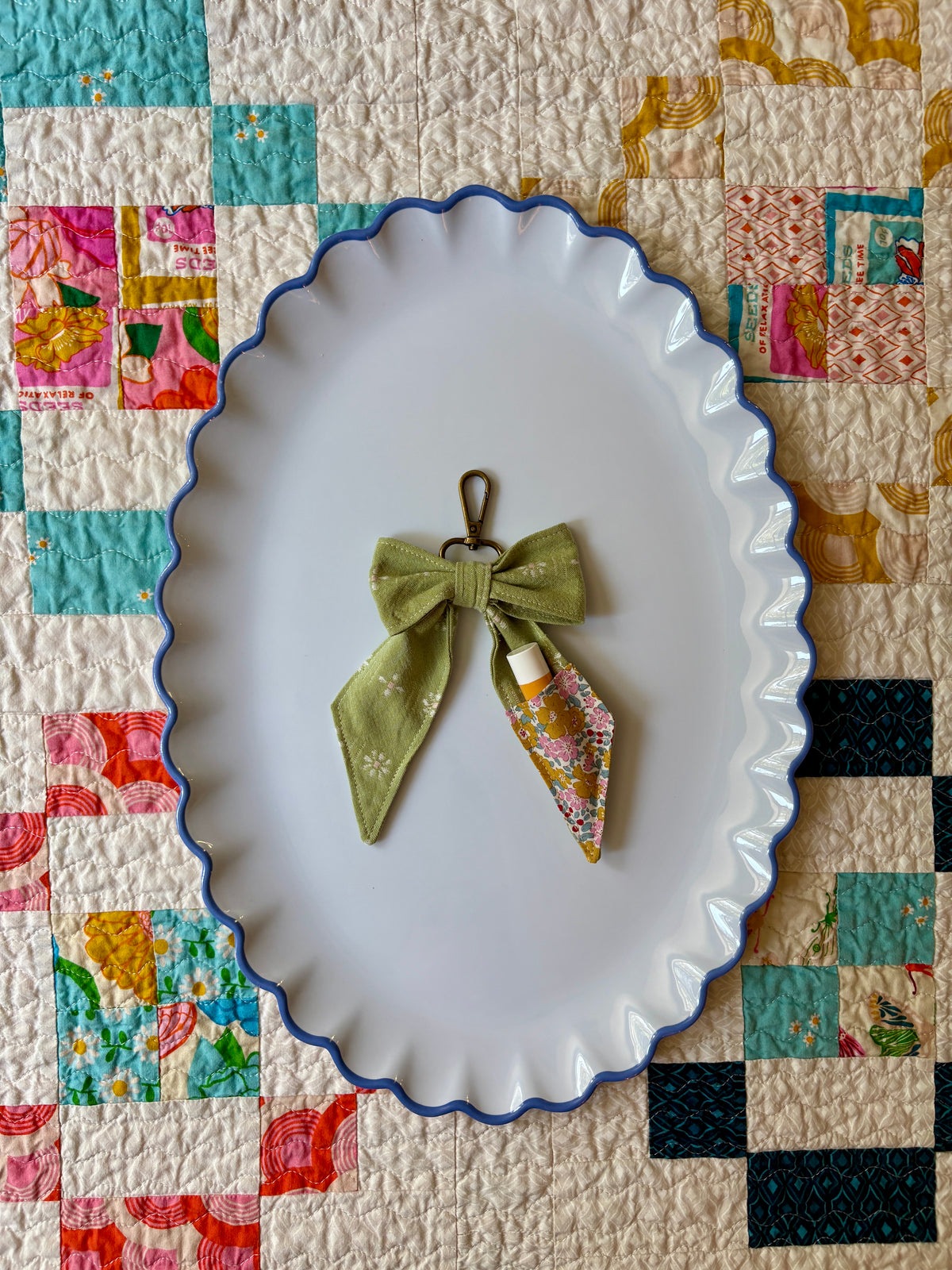 Bow Bag Charm and Chapstick Holder