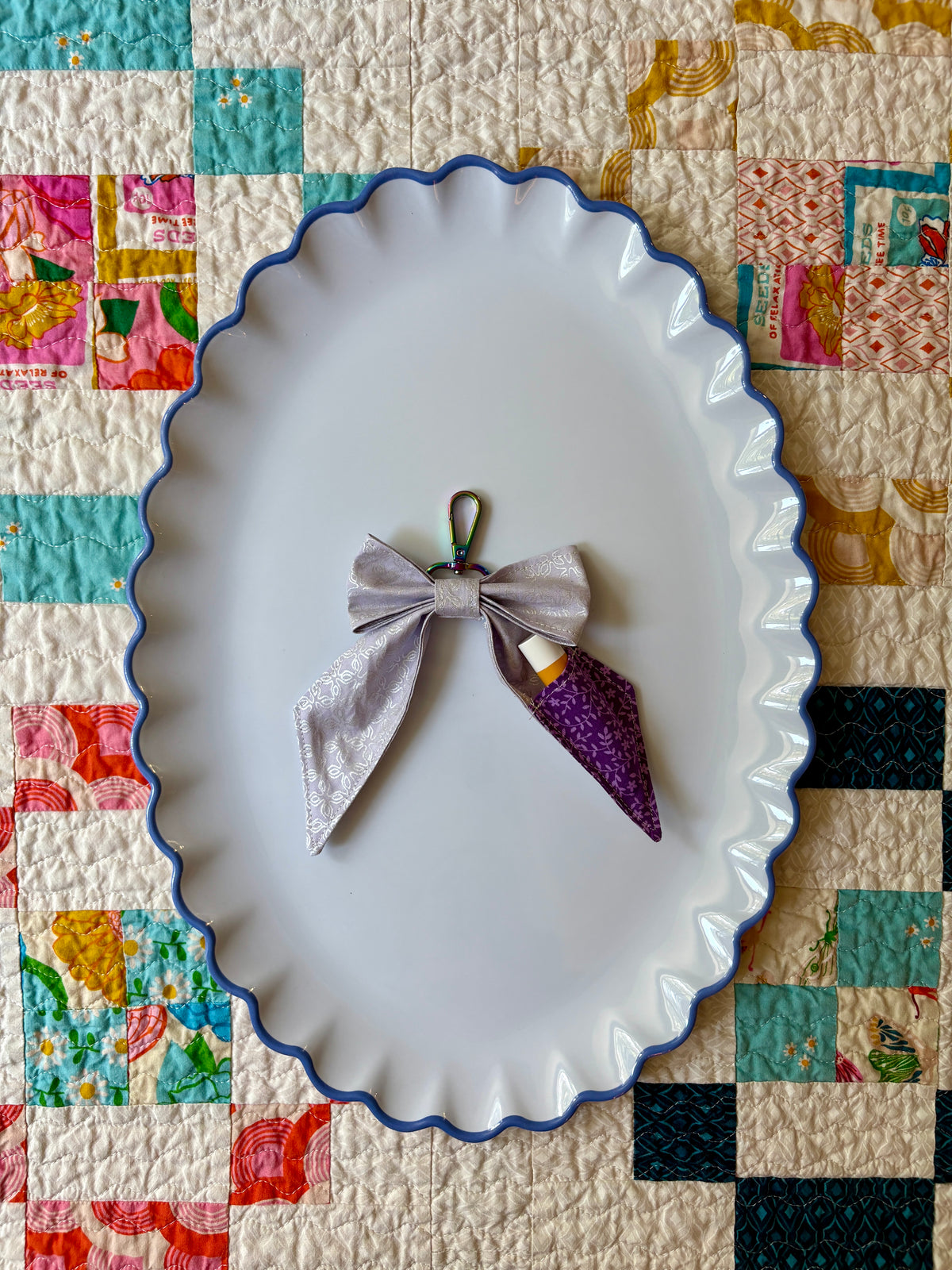 Bow Bag Charm and Chapstick Holder