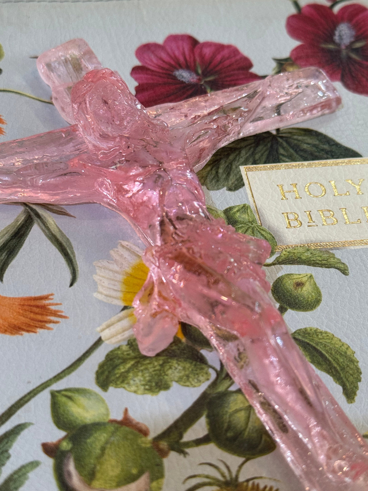 Jesus Crucified Resin Cross