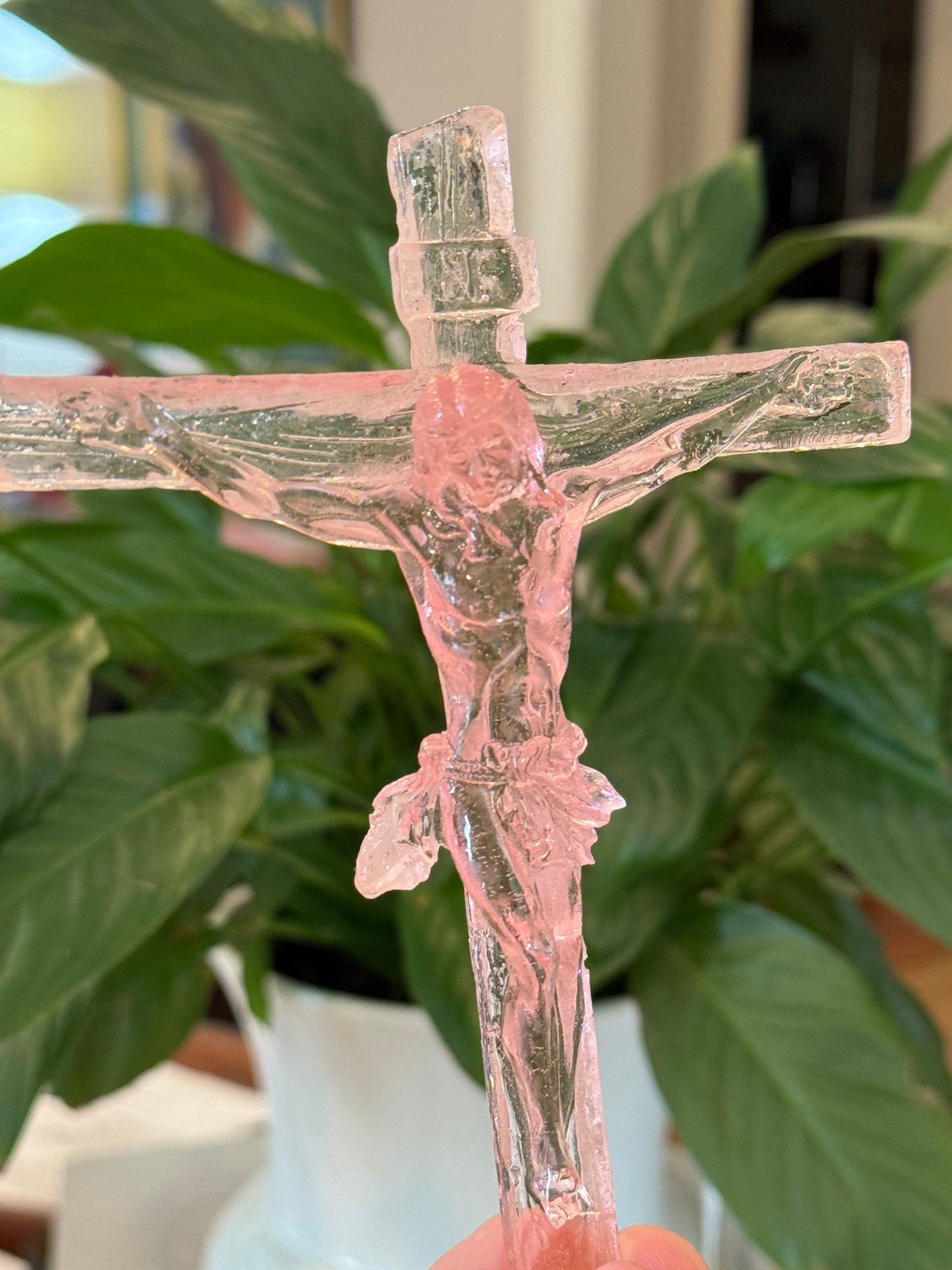 Jesus Crucified Resin Cross