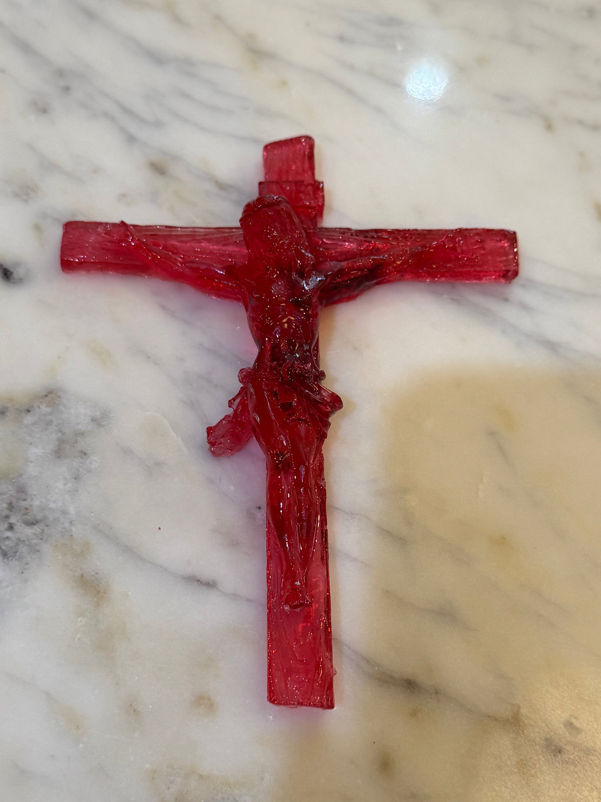 Jesus Crucified Resin Cross