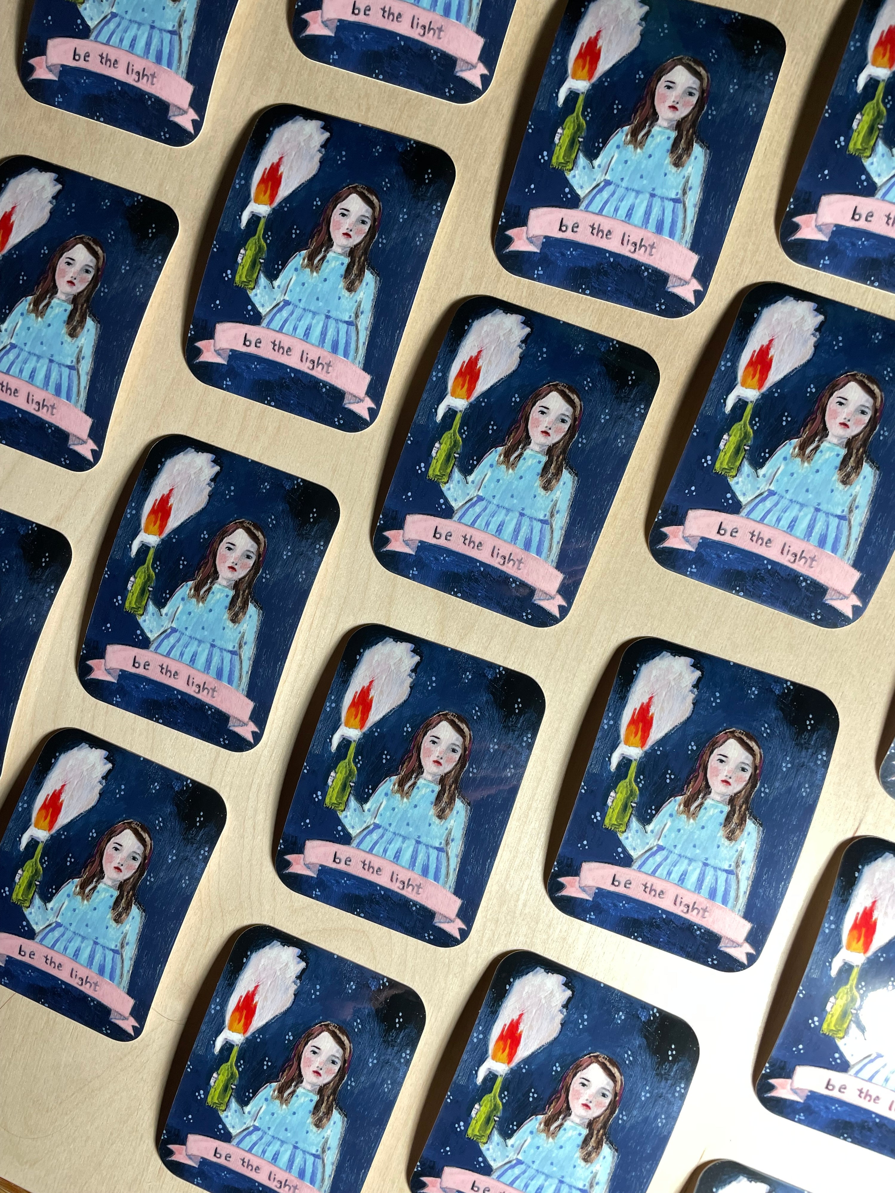 Be the light - sticker