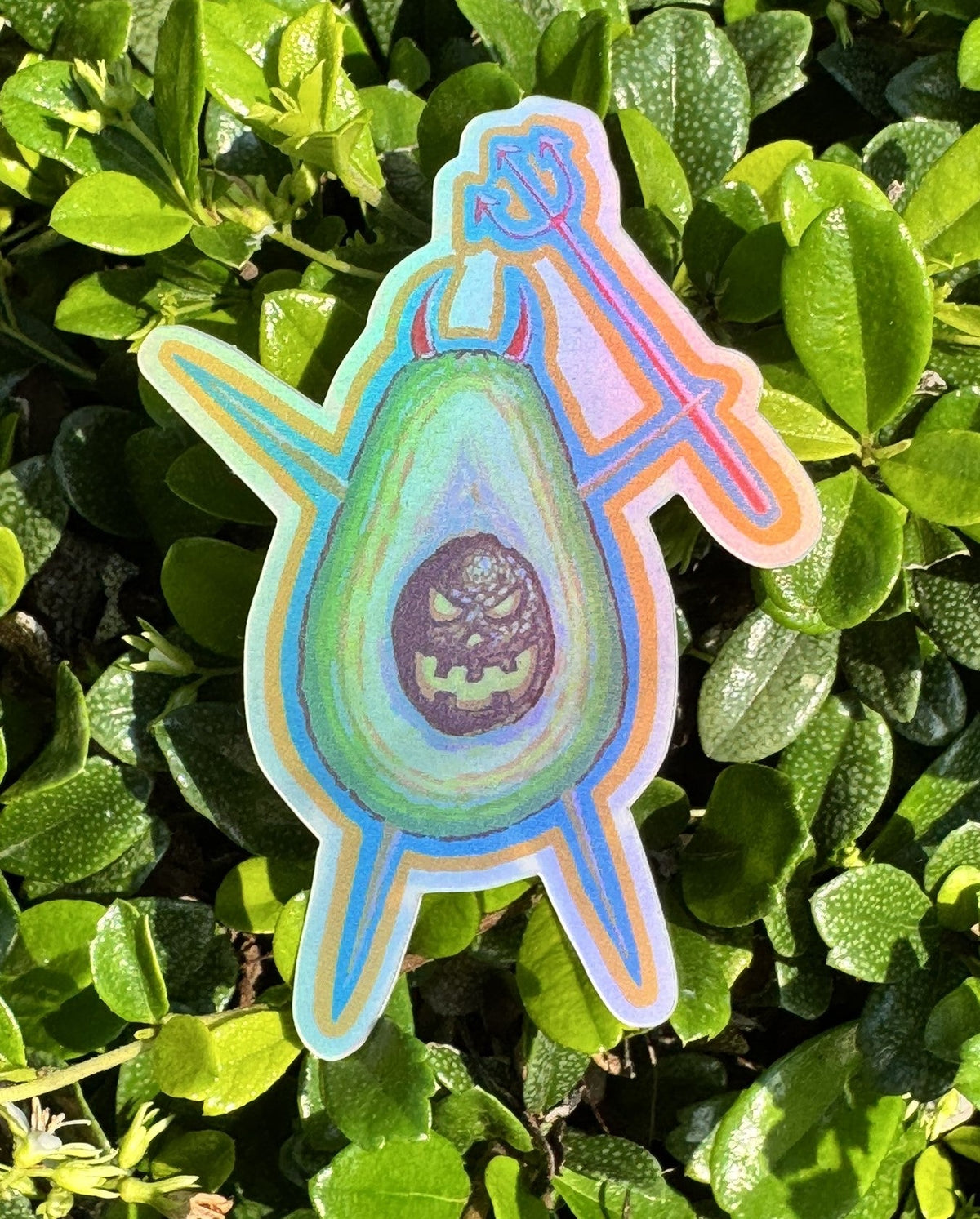 Deviled Avocado Sticker