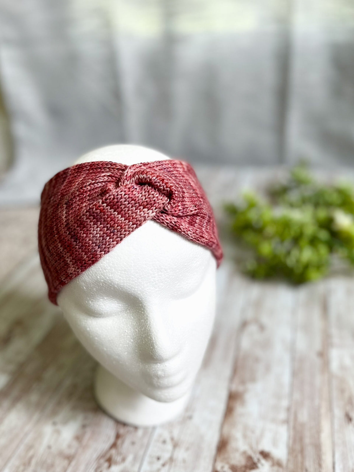 Hand dyed merino lightweight ear warmers