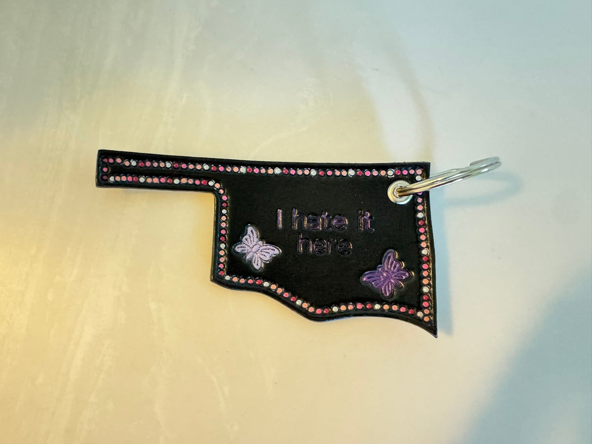 I Hate It Here Keychain